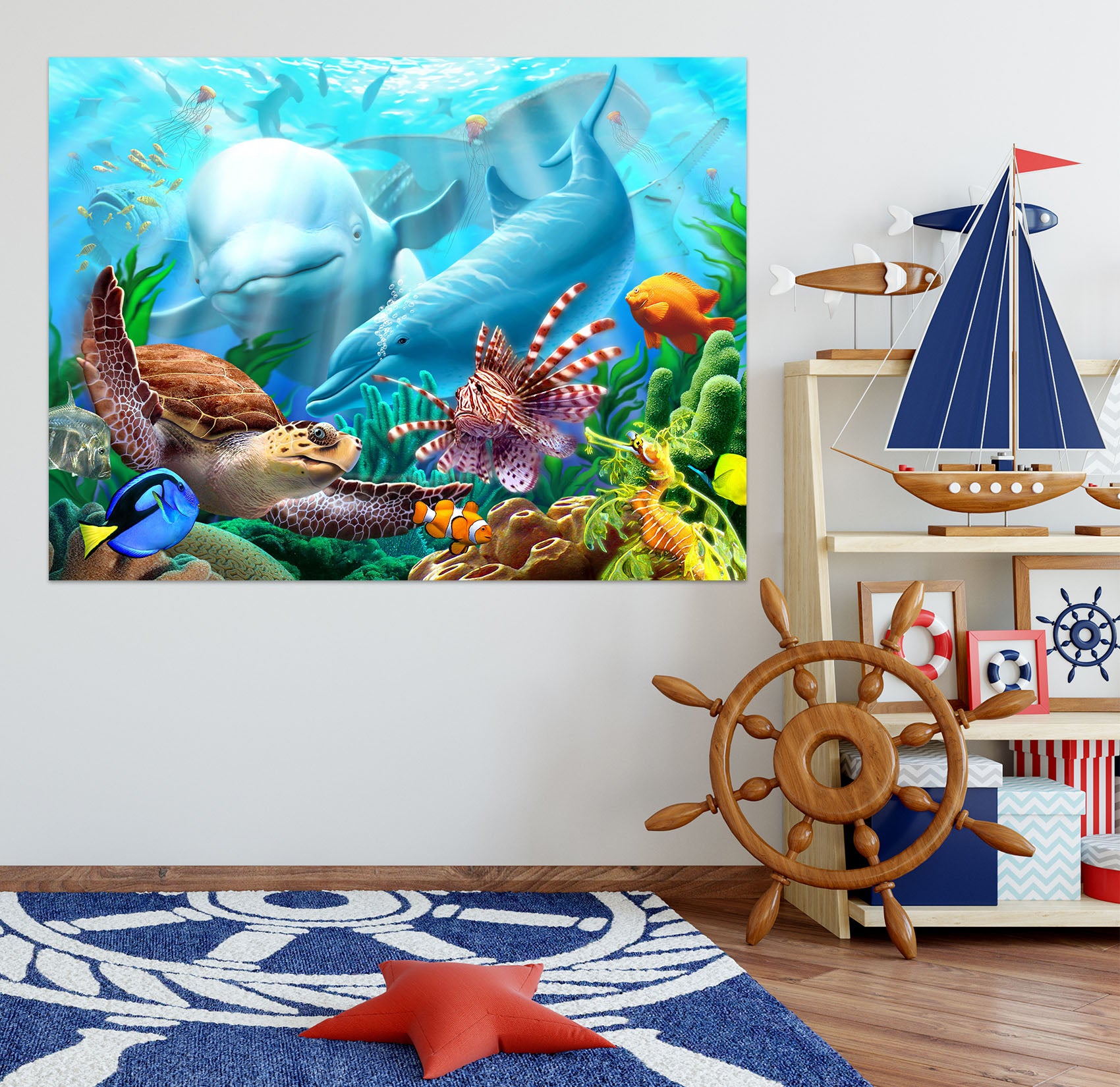 3D Seavilians 011 Jerry LoFaro Wall Sticker