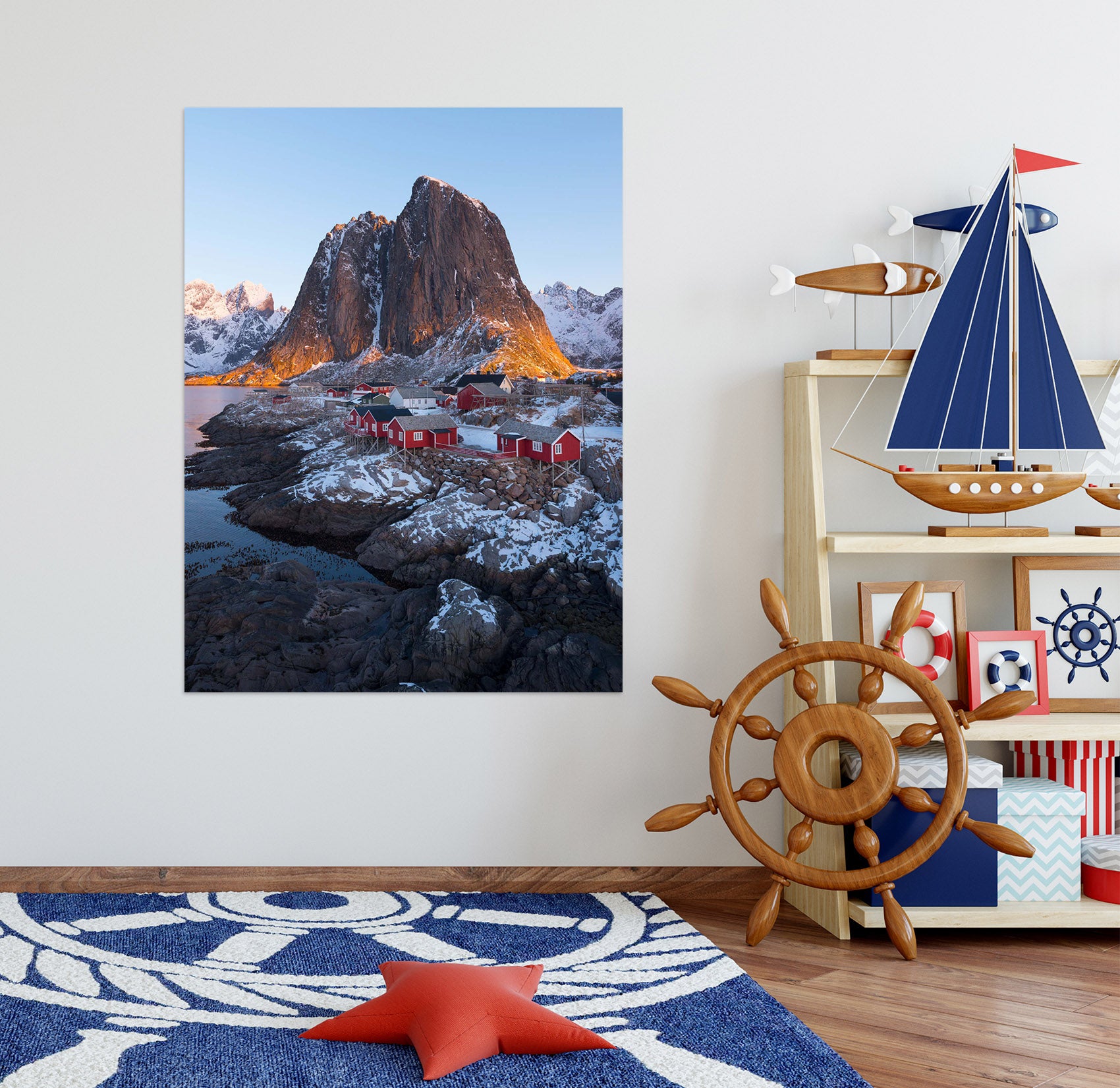 3D Valley Stone 230 Marco Carmassi Wall Sticker