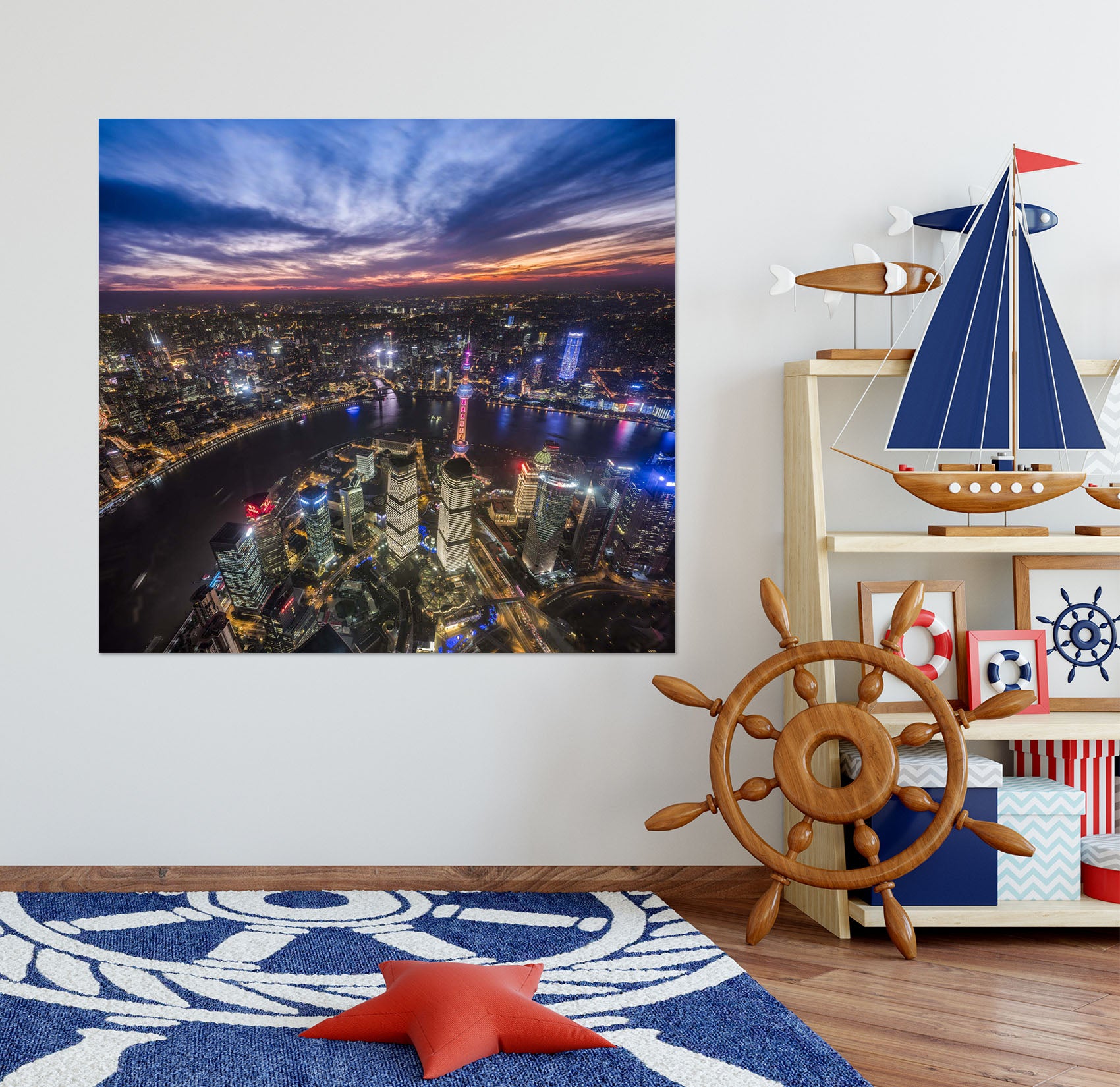 3D Brightly Lit 200 Marco Carmassi Wall Sticker