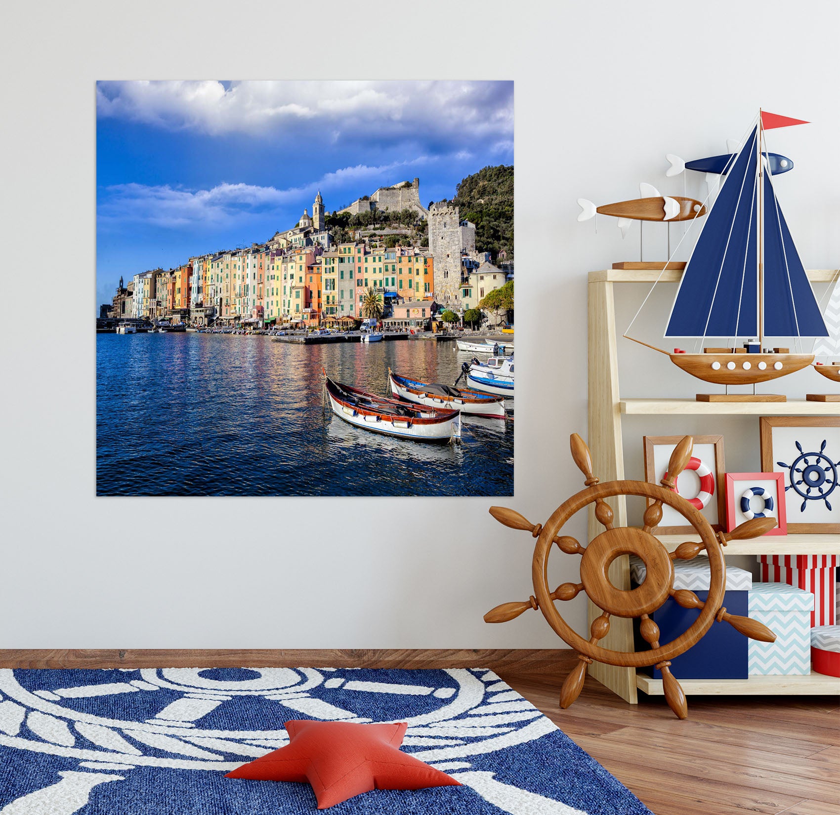 3D Waterside City 110 Marco Carmassi Wall Sticker