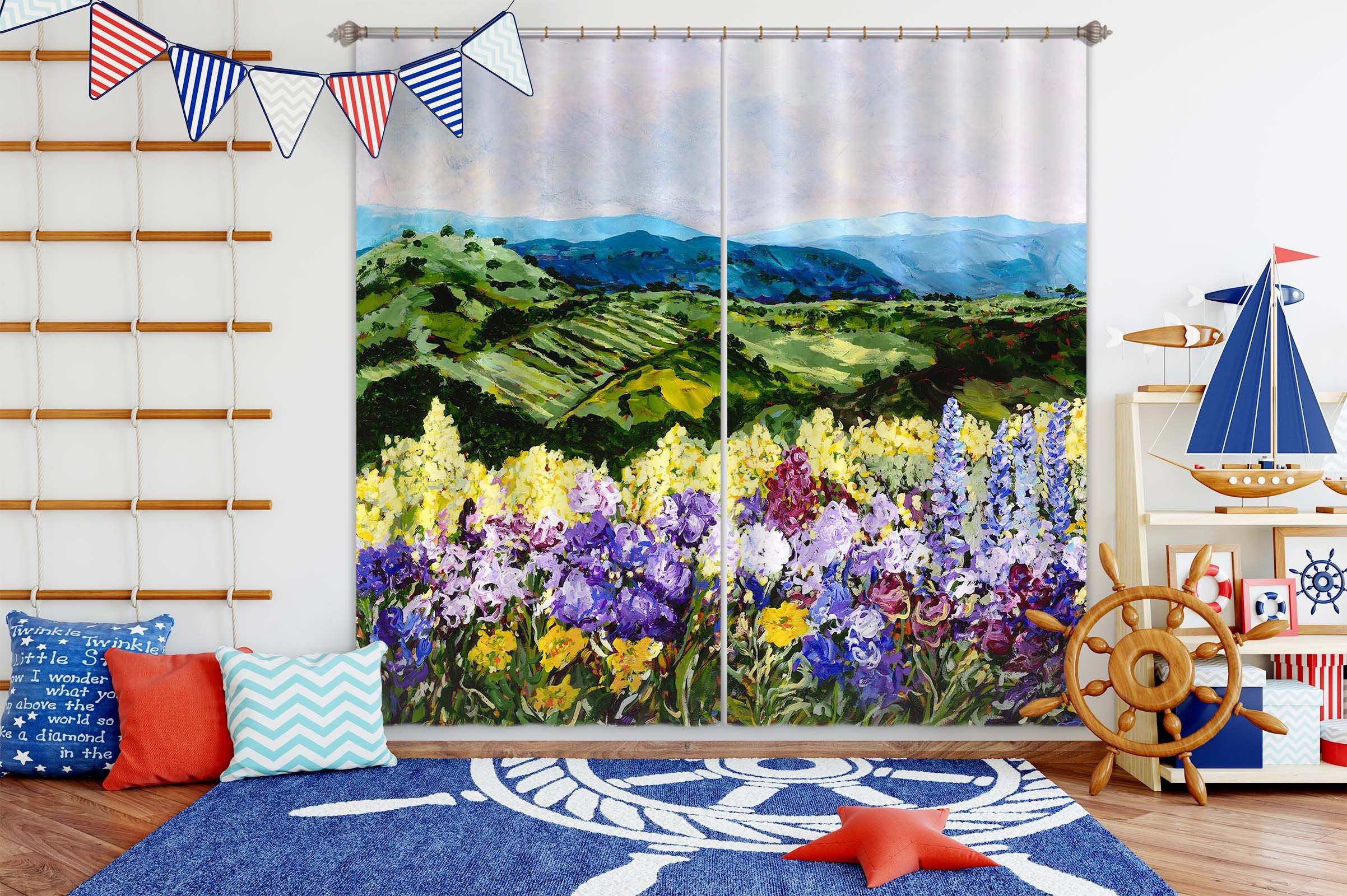 3D Beautiful Oil Painting 136 Allan P. Friedlander Curtain Curtains Drapes Wallpaper AJ Wallpaper