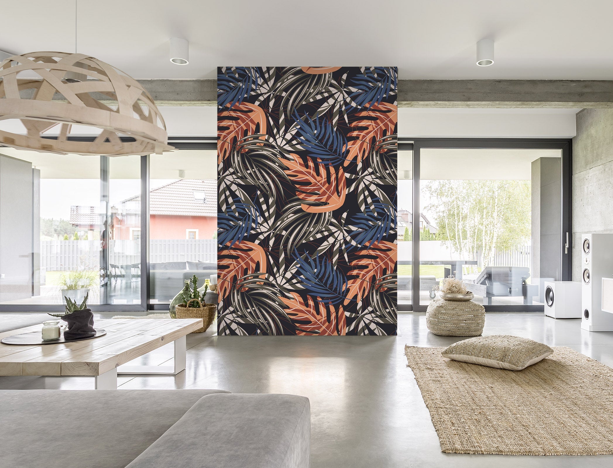 3D Colored Leaf Painting 12 Wall Murals Wallpaper AJ Wallpaper 2