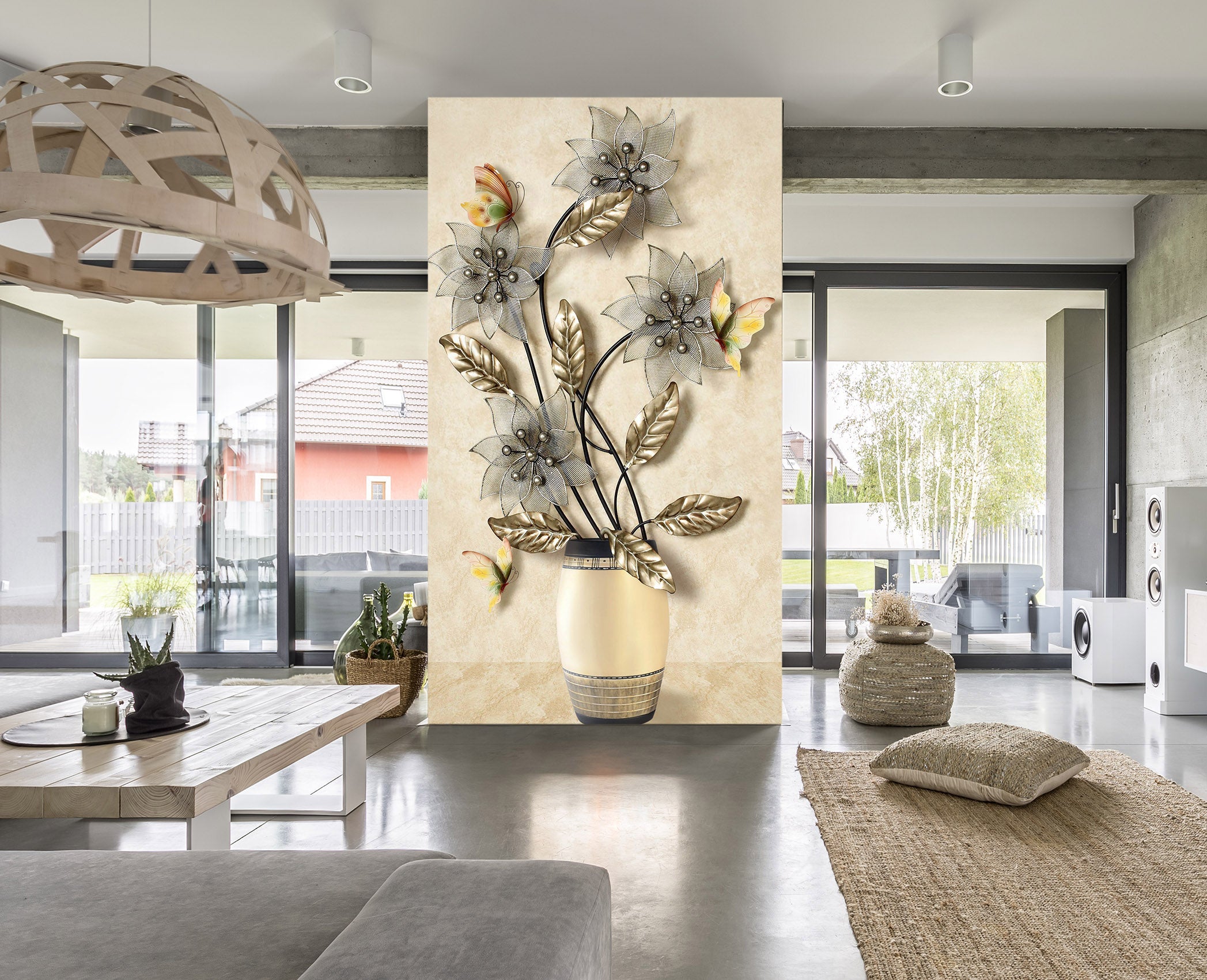 3D Art Vase 1869 Wall Murals