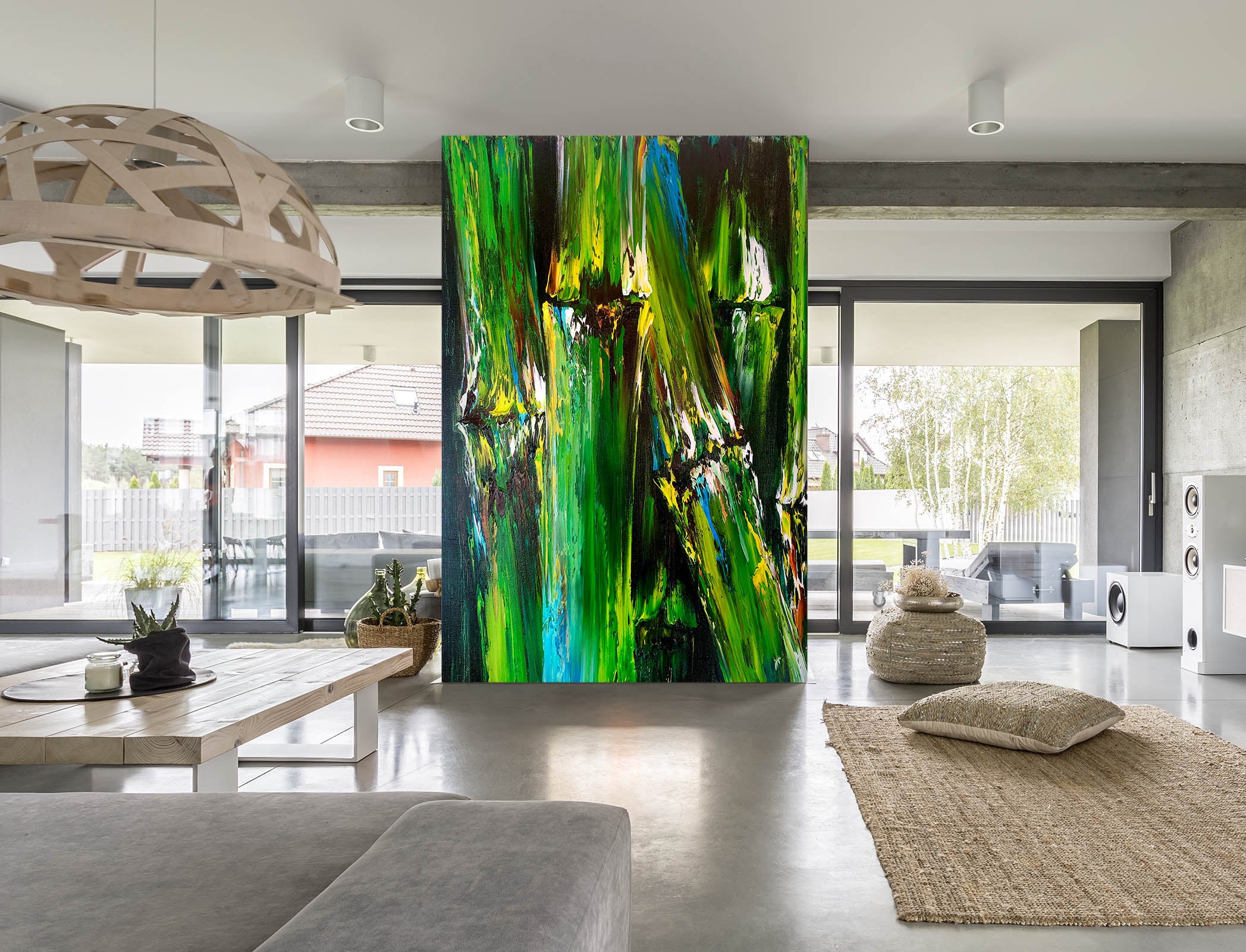 3D Painted Bamboo 261 Skromova Marina Wall Mural Wall Murals