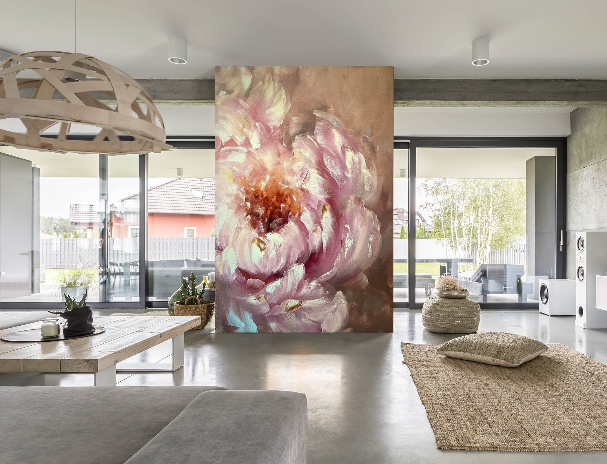 3D Painted Flowers 2644 Skromova Marina Wall Mural Wall Murals