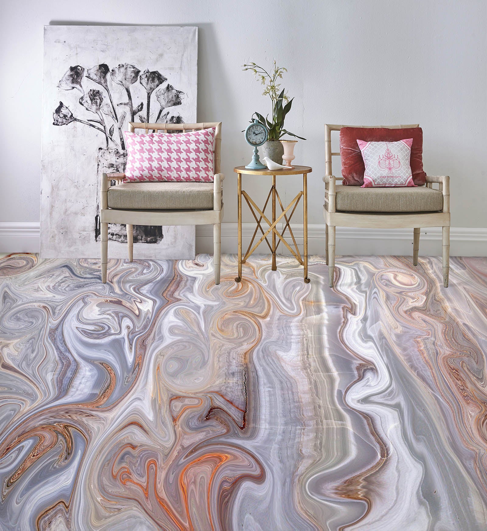 3D Abstract Noble Texture 855 Floor Mural Wallpaper Murals Rug & Mat Print Epoxy waterproof bath floor