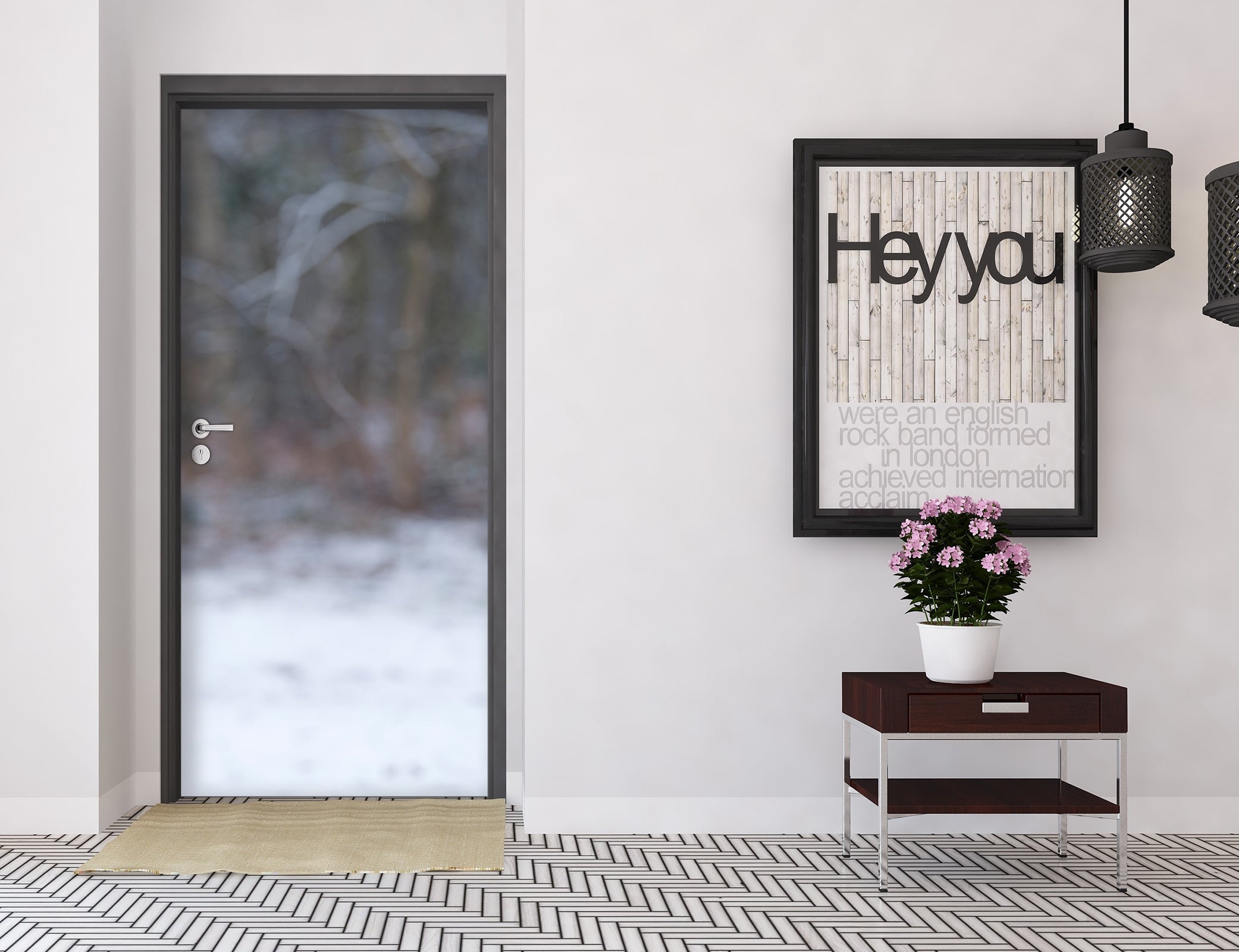 3D Hazy Scenery 5147 Assaf Frank Door Mural