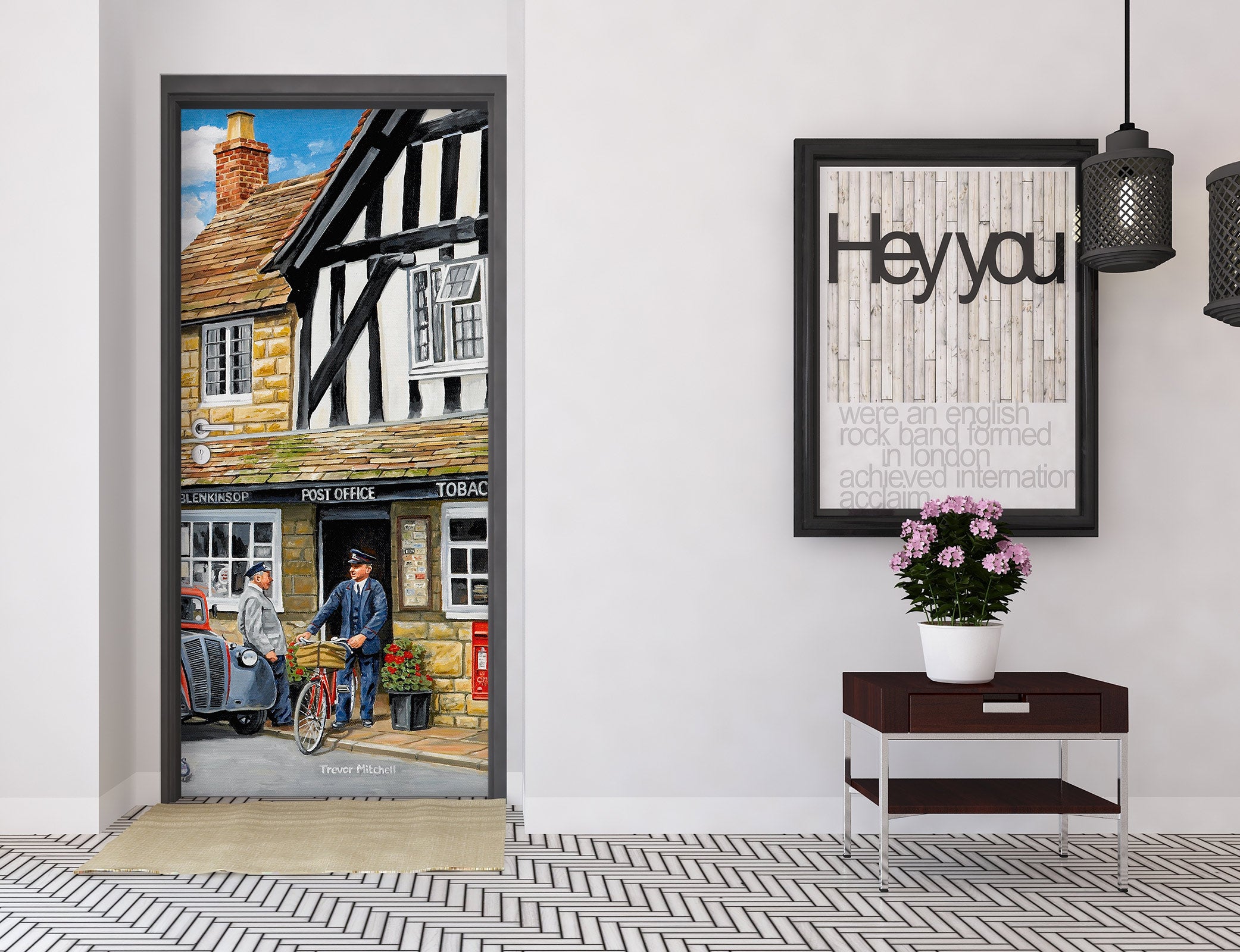 3D Cottage Building 103169 Trevor Mitchell Door Mural