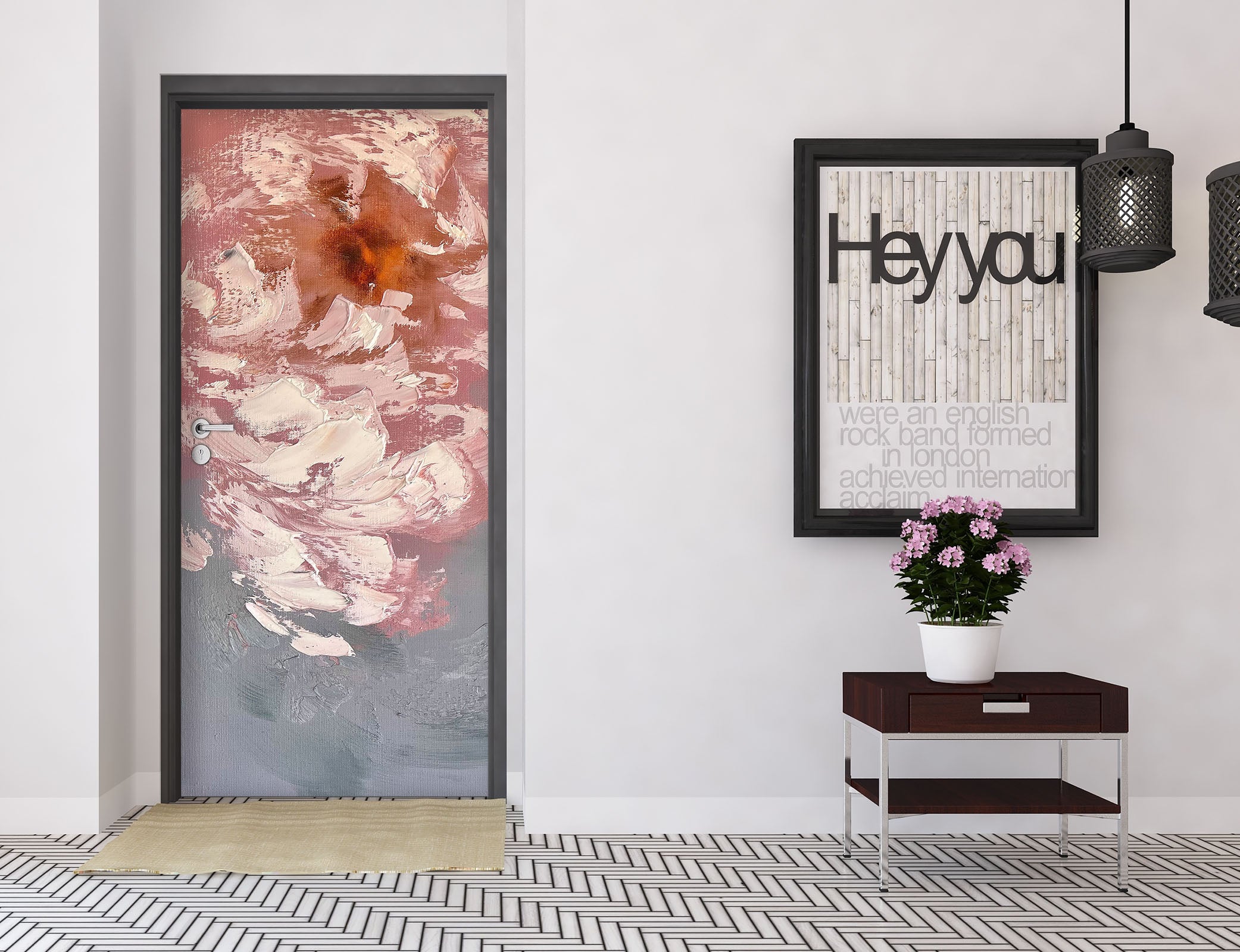 3D Art Graffiti 3075 Skromova Marina Door Mural