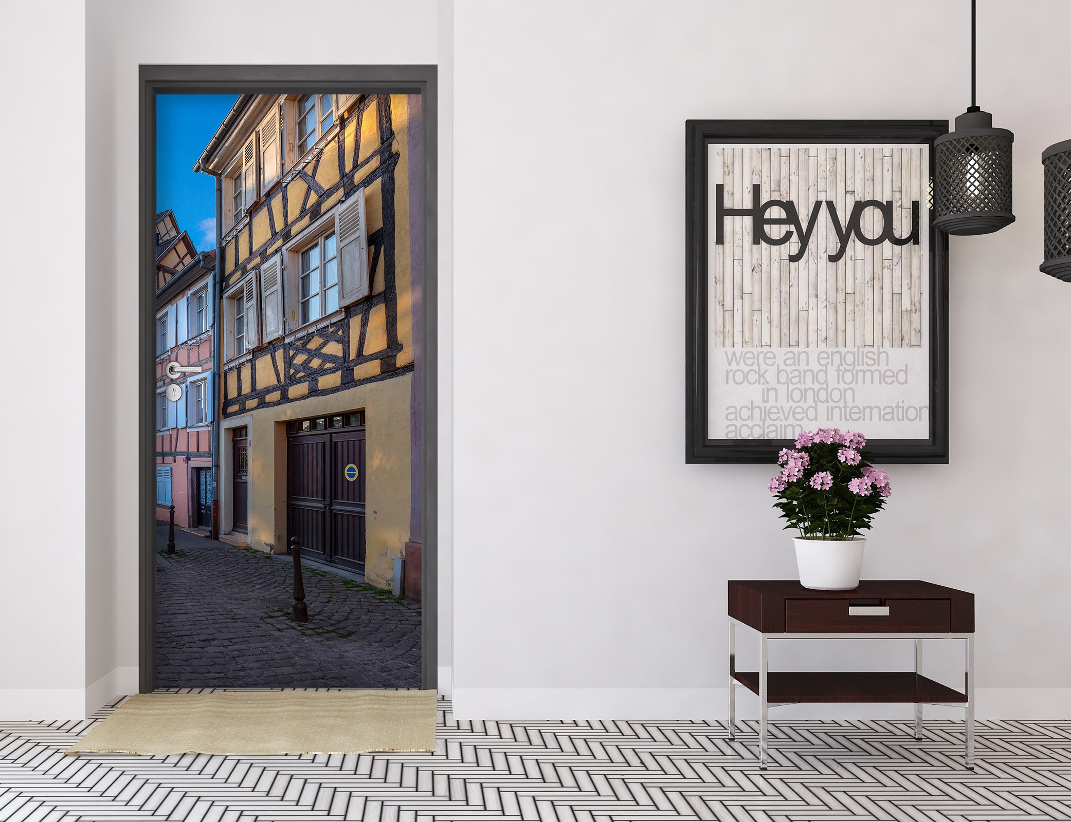 3D Building Houses 11457 Marco Carmassi Door Mural