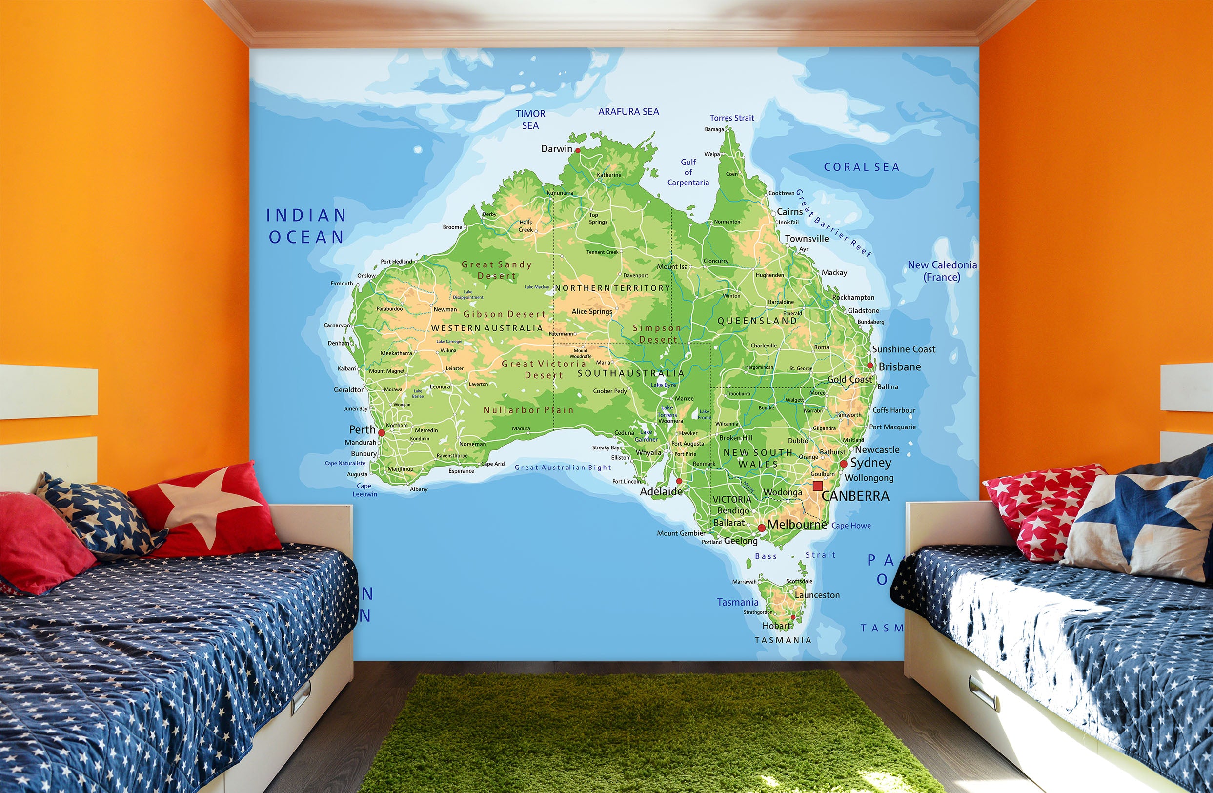 3D Map 57195 Wall Murals