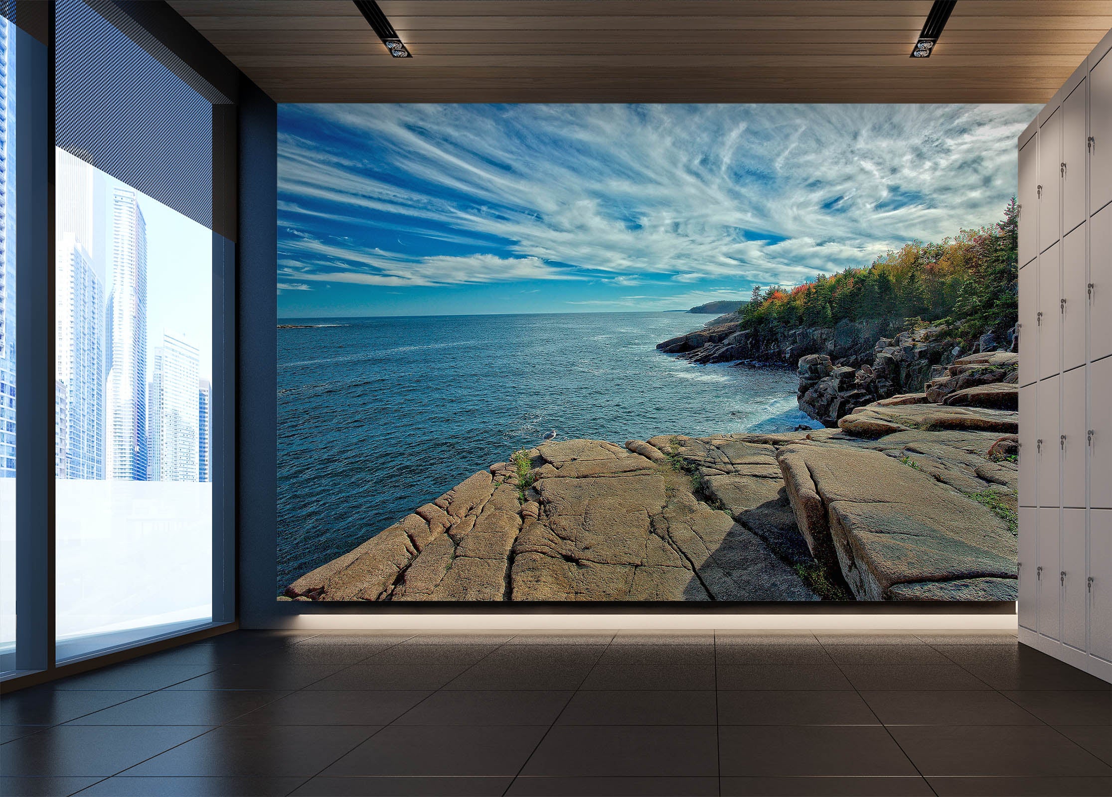 3D Coastal 62072 Kathy Barefield Wall Mural Wall Murals