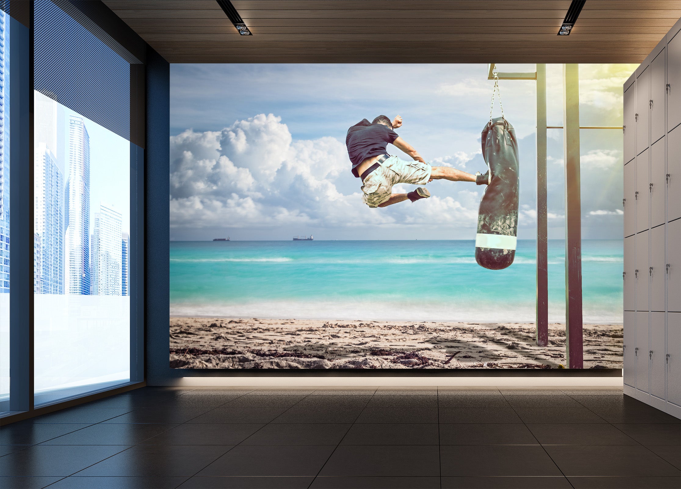 3D Boy Skateboard 229 Wall Murals
