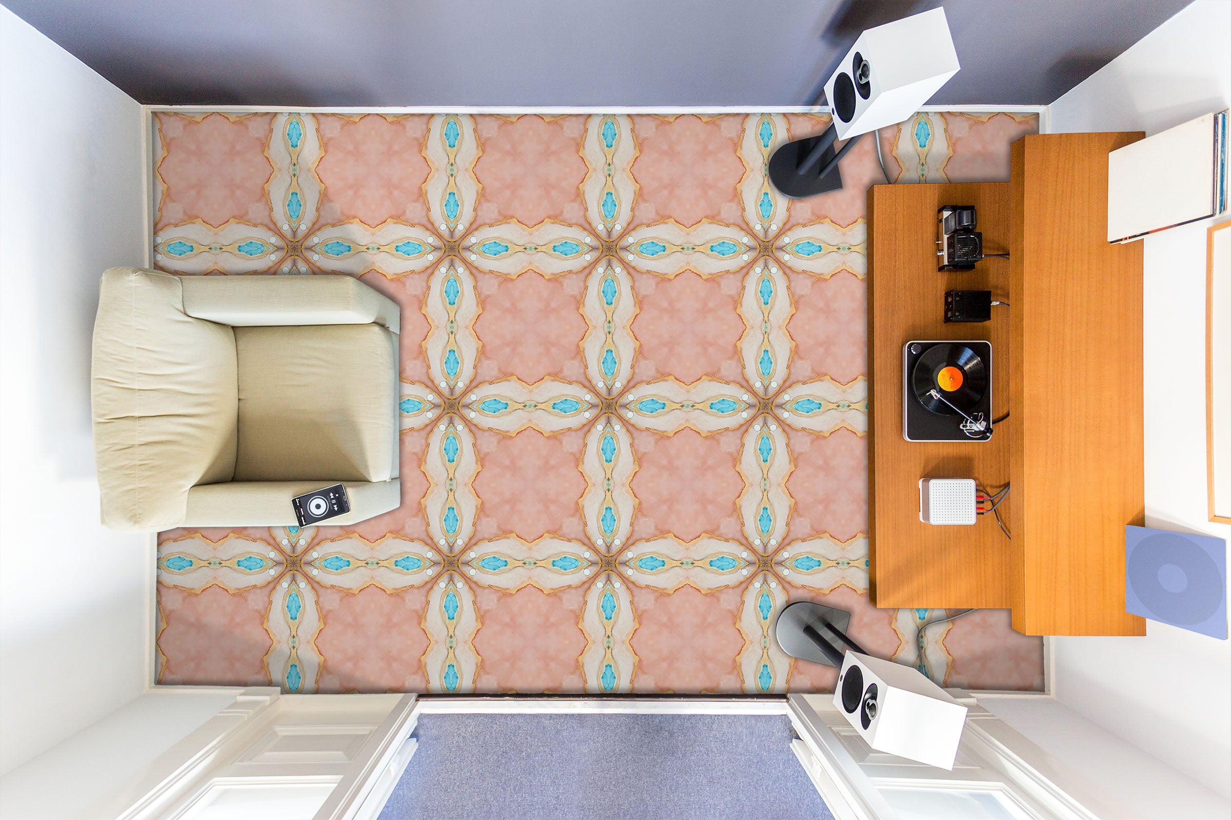 3D Butterfly Shape Pattern 846 Floor Mural Wallpaper Murals Rug & Mat Print Epoxy waterproof bath floor