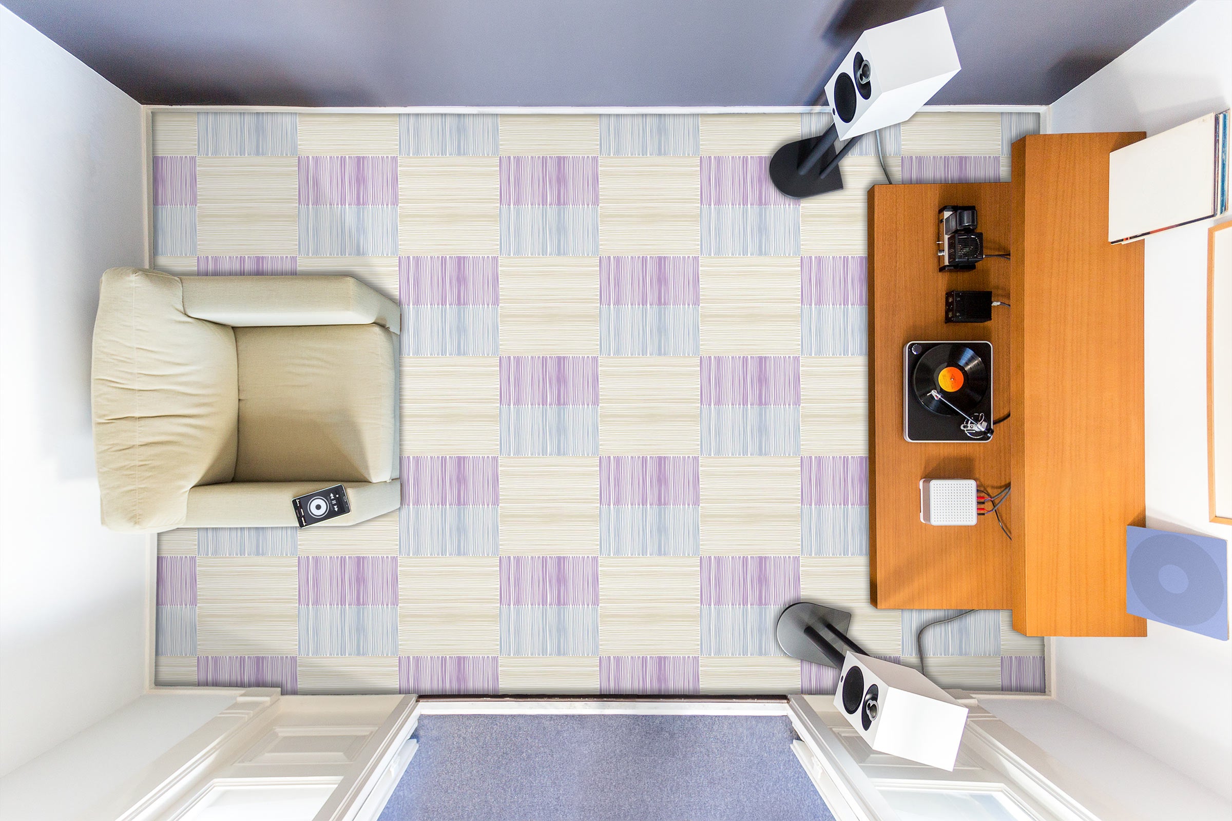 3D Gentle Square Colors 684 Floor Mural Wallpaper Murals Rug & Mat Print Epoxy waterproof bath floor