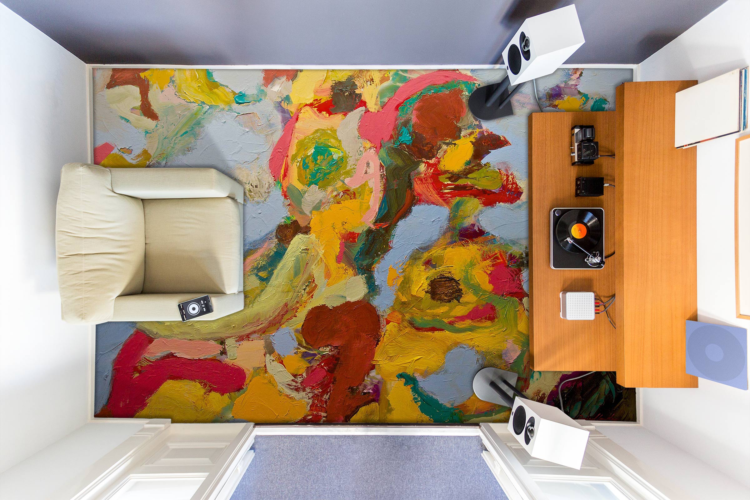 3D Pigment Pattern 9623 Allan P. Friedlander Floor Mural Wallpaper Murals Self-Adhesive Removable Print Epoxy