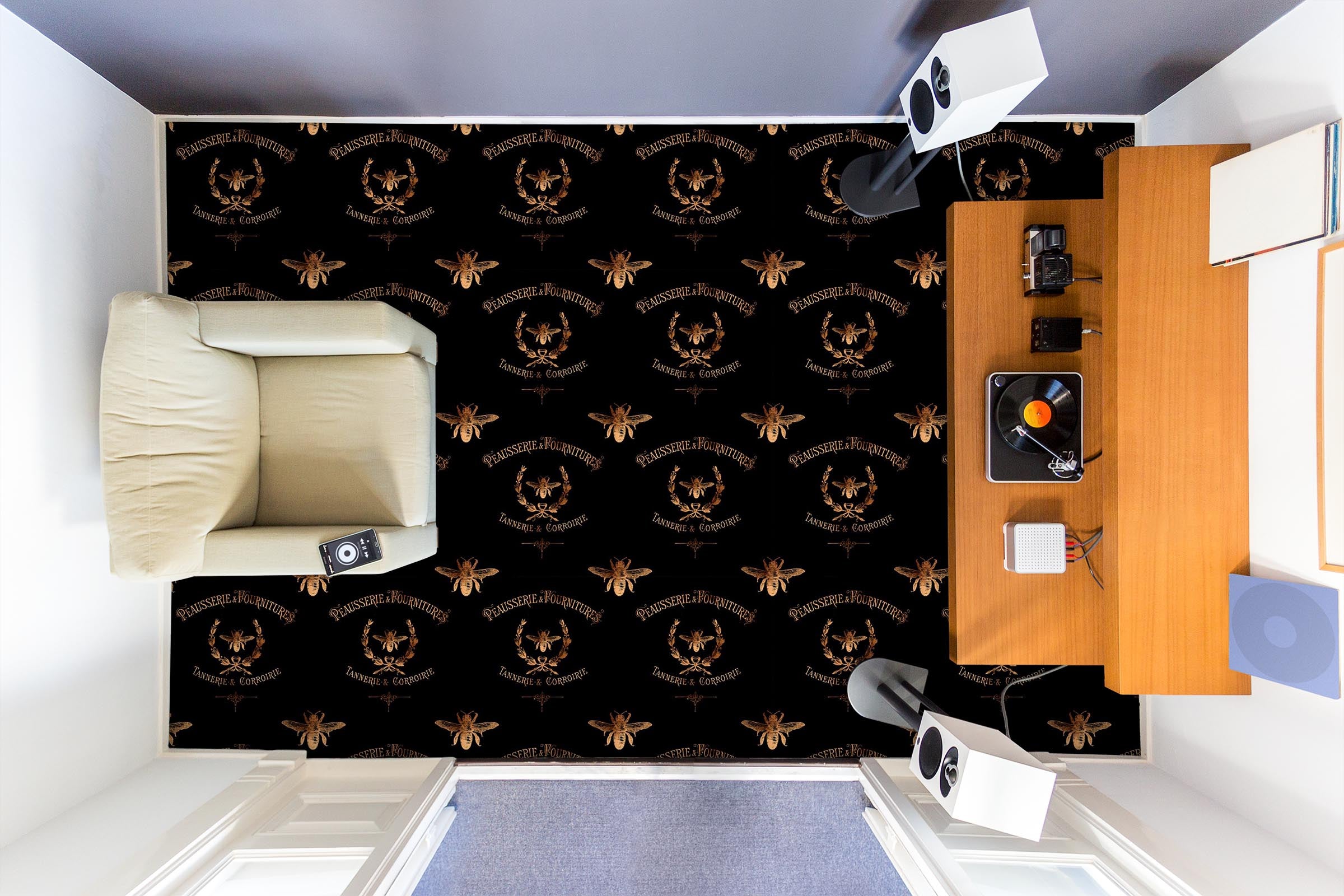 3D Insect Pattern 99216 Uta Naumann Floor Mural Wallpaper Murals Self-Adhesive Removable Print Epoxy