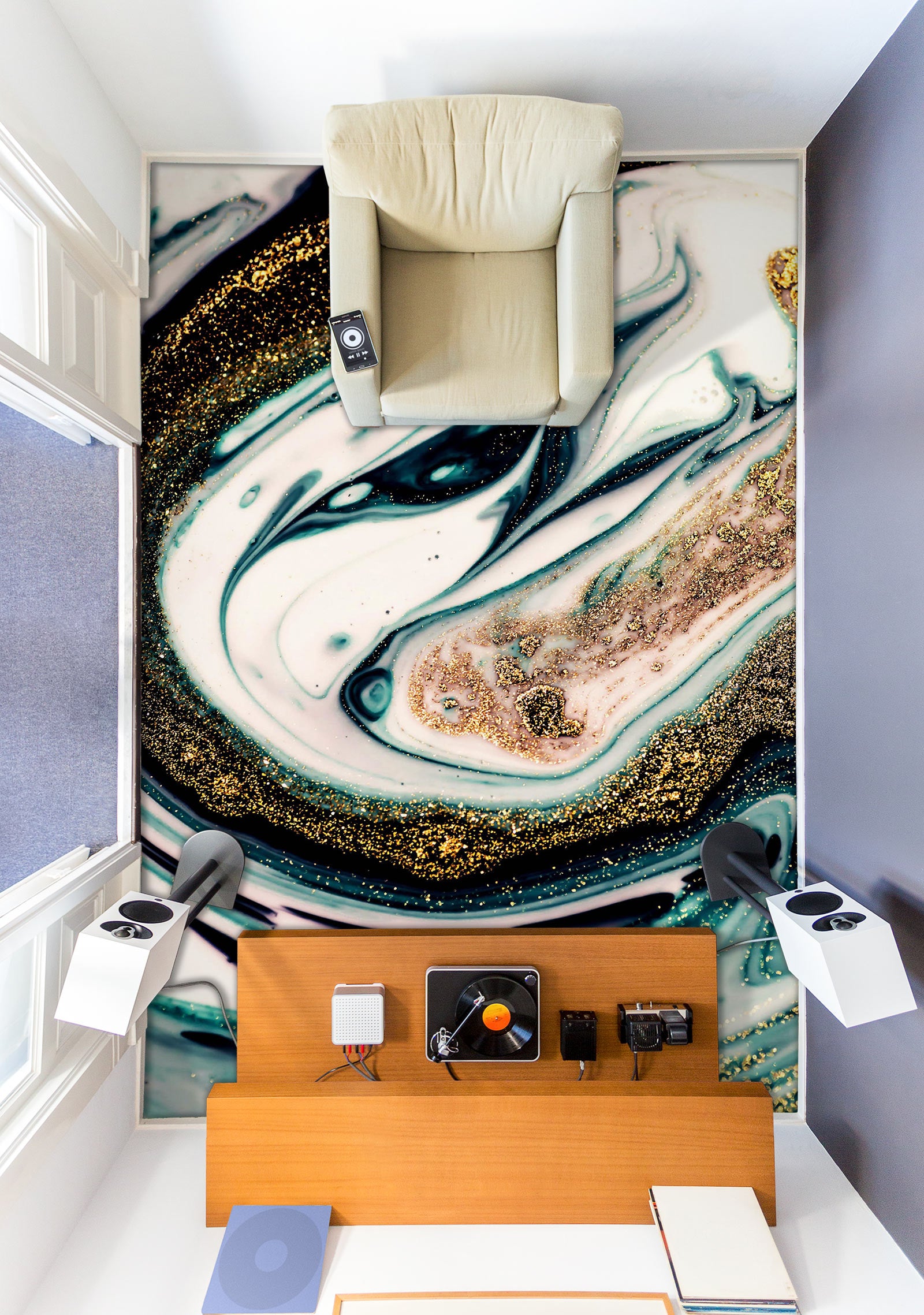 3D Texture Trend 506 Floor Mural Wallpaper Murals Rug & Mat Print Epoxy waterproof bath floor