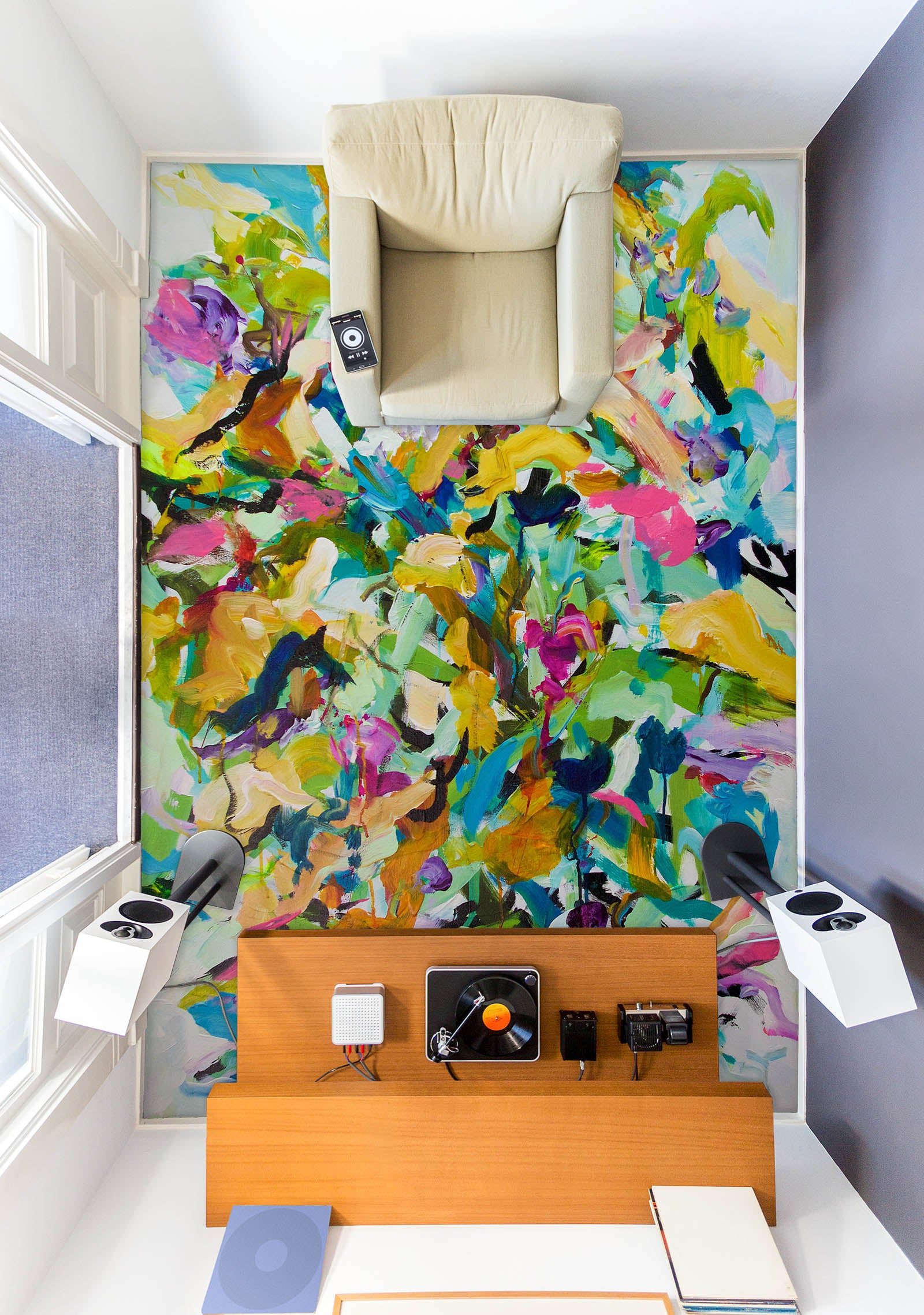 3D Colorful Paint Pattern 9504 Allan P. Friedlander Floor Mural Wallpaper Murals Self-Adhesive Removable Print Epoxy