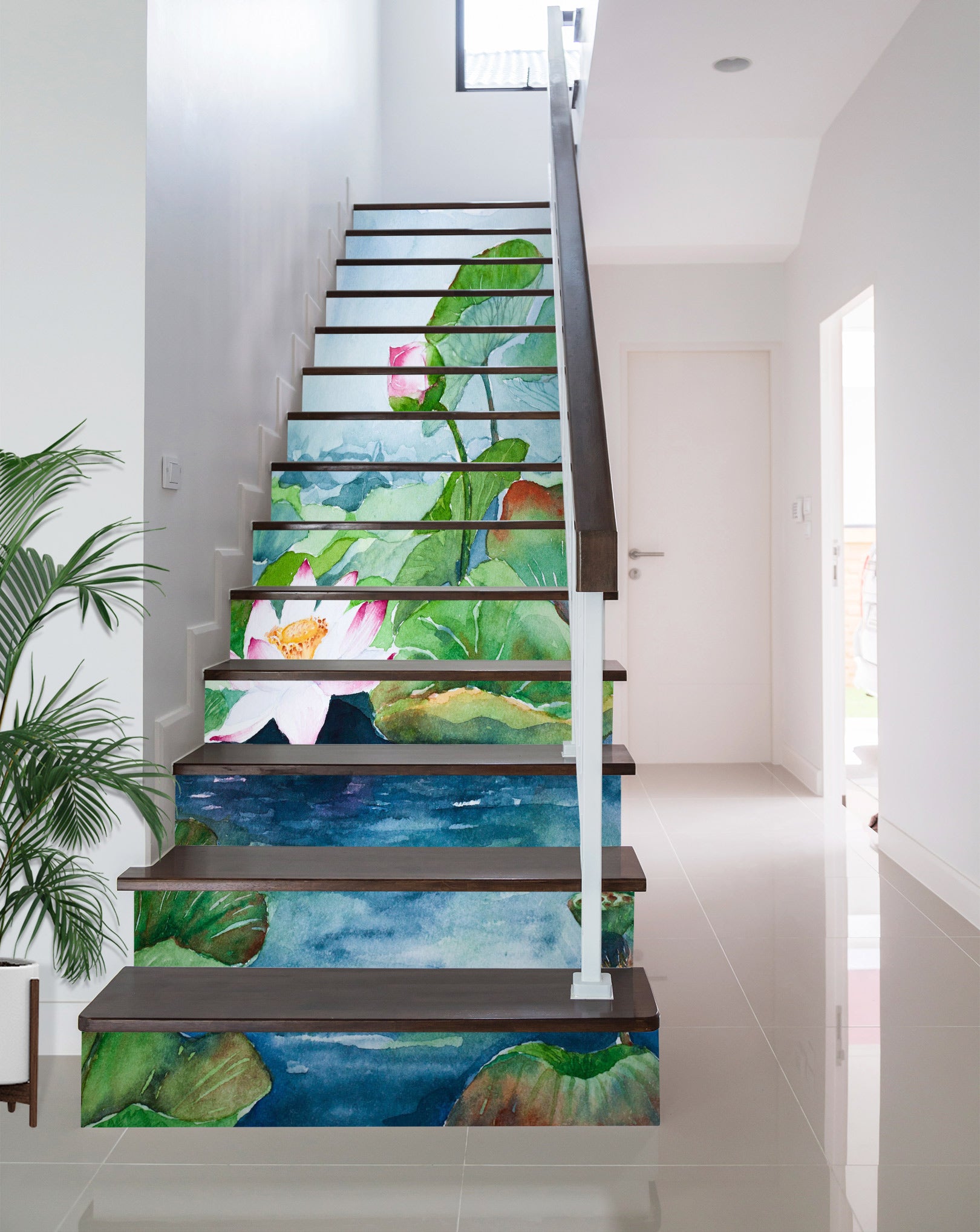 3D Lotus Leaf Lotus 428 Stair Risers