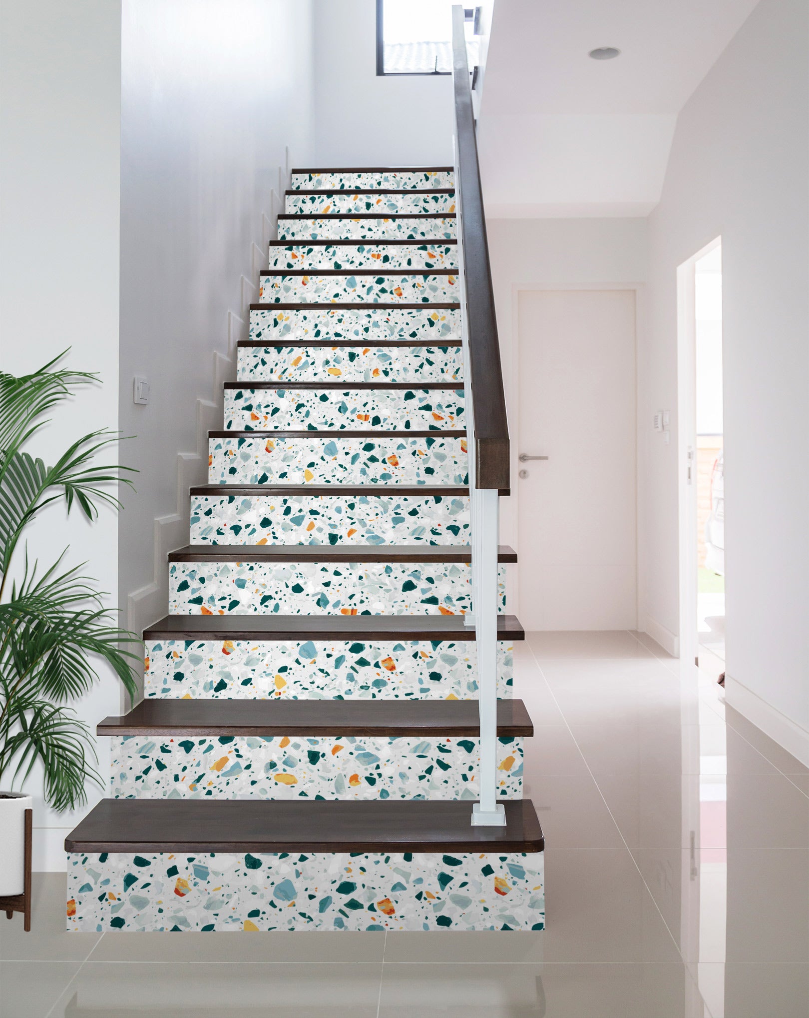 3D Color Dot Distribution 485 Stair Risers