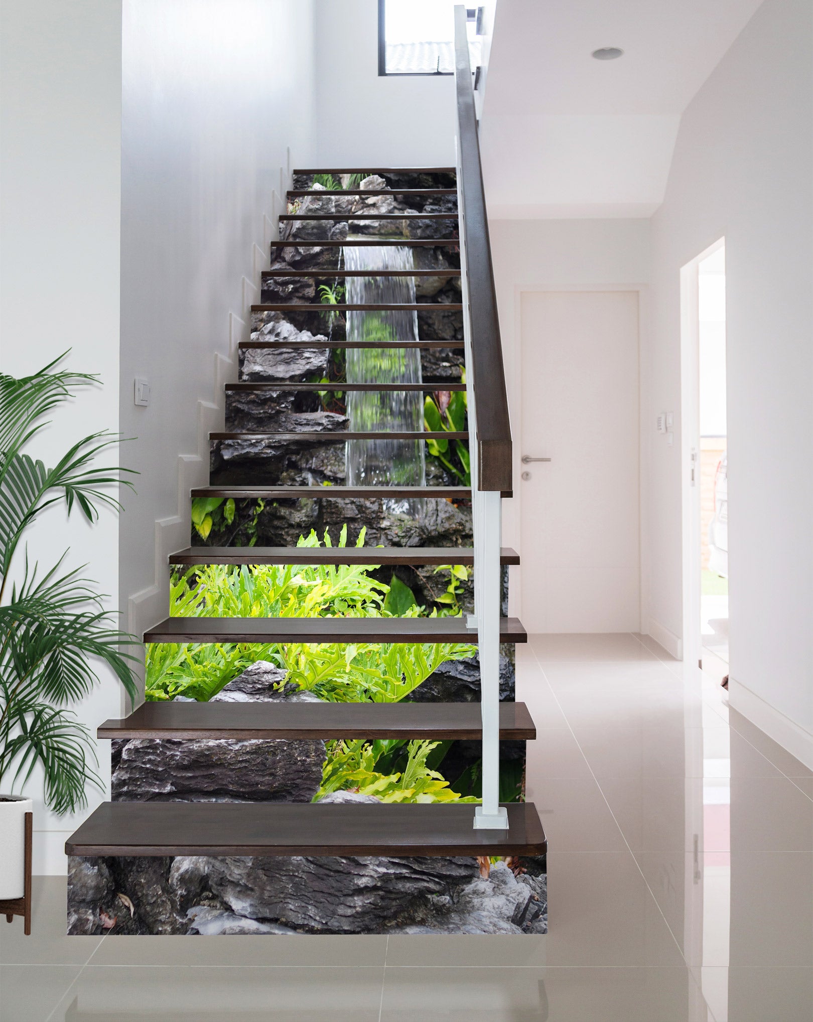 3D A Flowing Water 343 Stair Risers