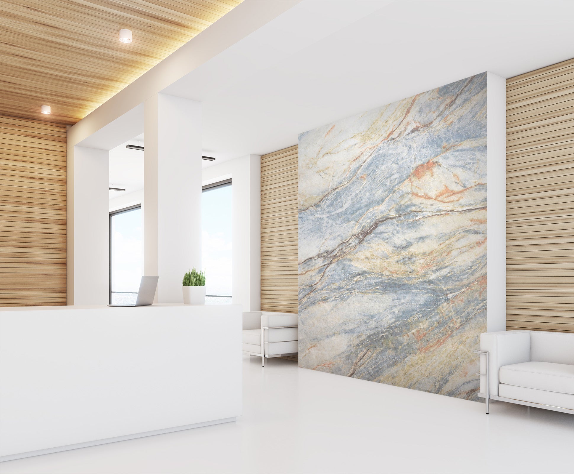 3D Colored Marble 073 Wall Murals