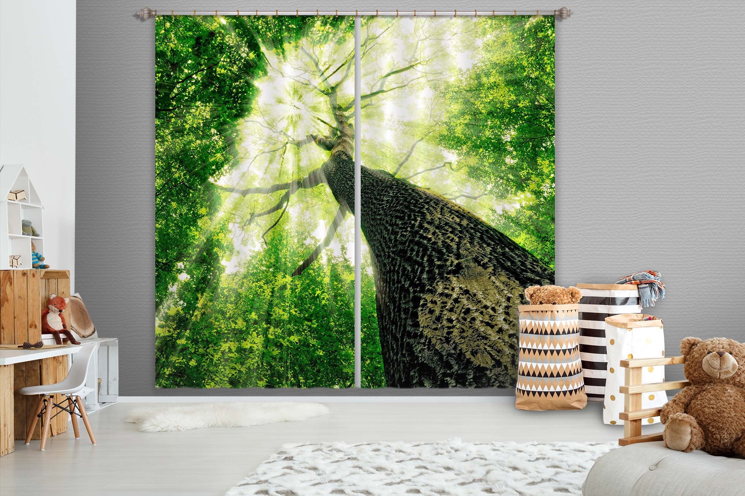 3D Big Tree 848 Curtains Drapes Wallpaper AJ Wallpaper