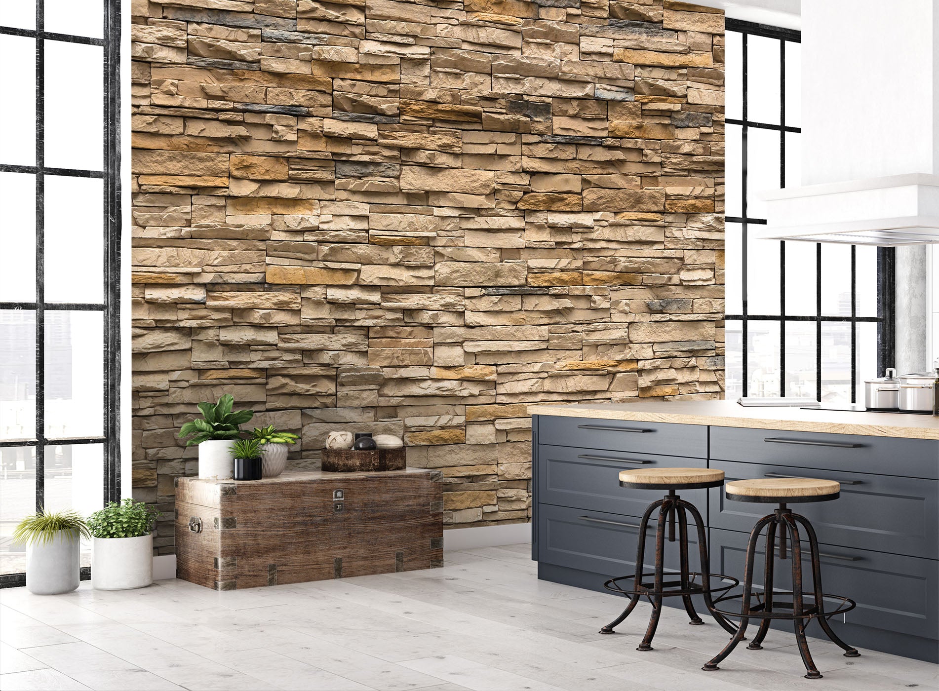3D Brick Wall Texture 152 Wall Murals
