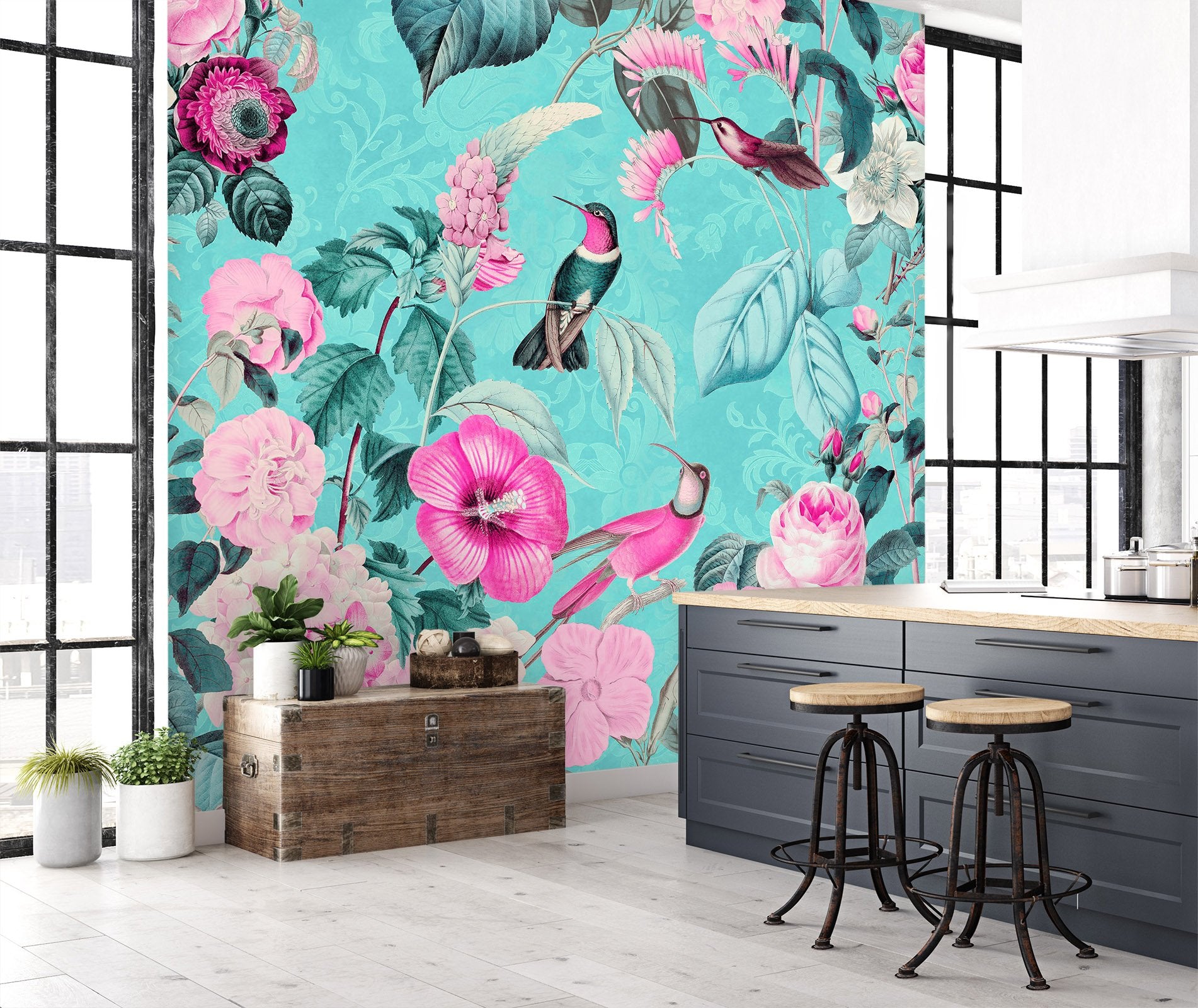 3D Bird Home 1443 Andrea haase Wall Mural Wall Murals Wallpaper AJ Wallpaper