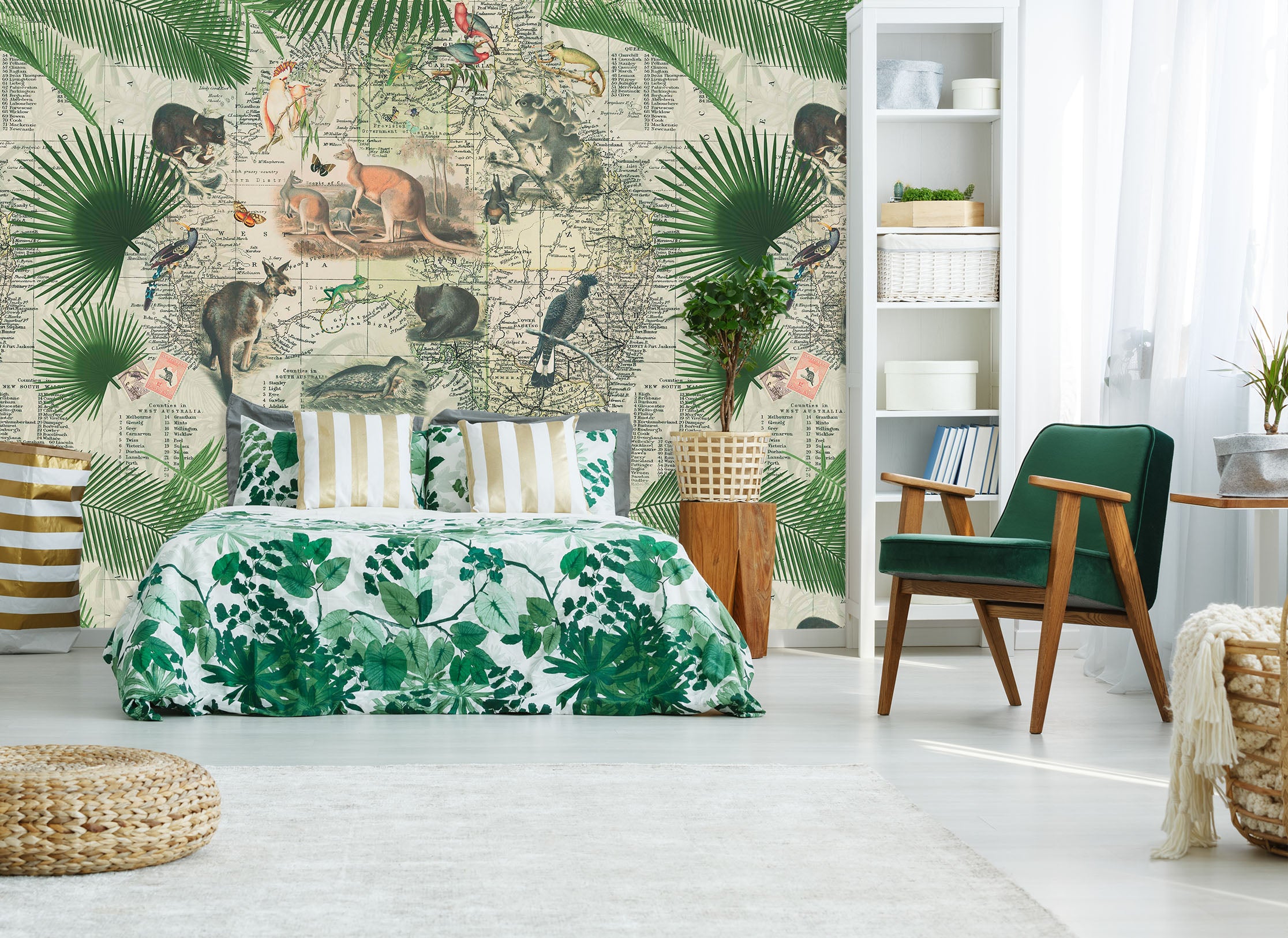 3D Kangaroo Family 1001 Andrea haase Wall Mural Wall Murals