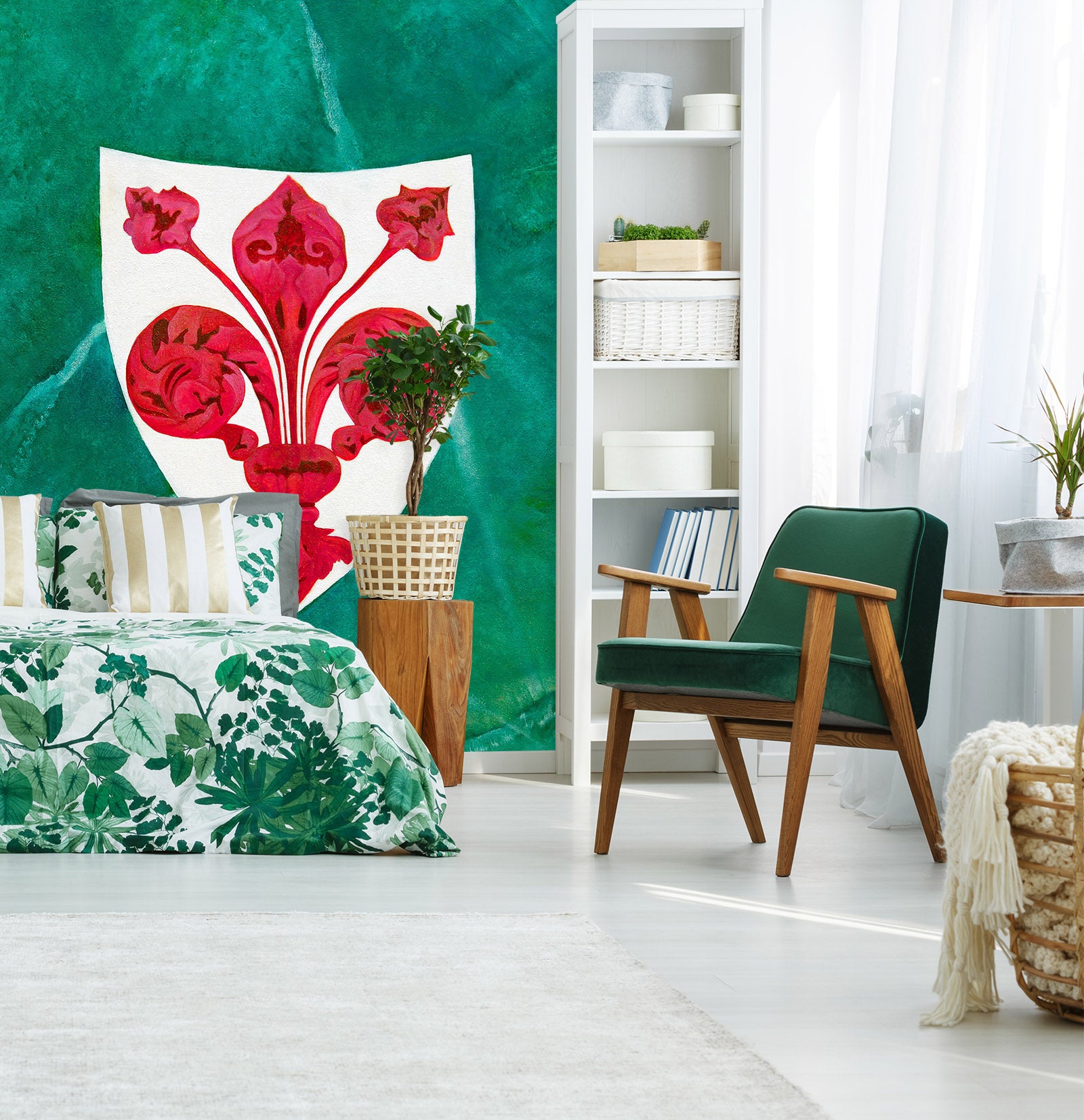 3D Badge Pattern 11122 Matthew Holden Bates Wall Mural Wall Murals