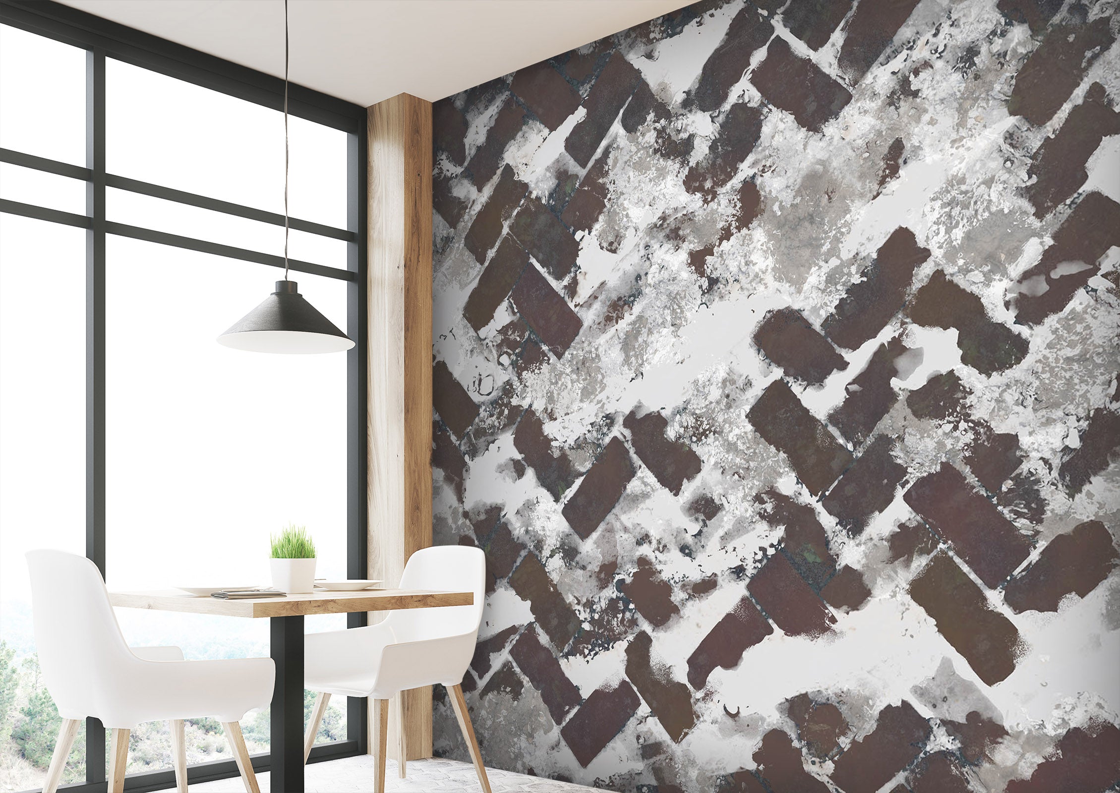 3D Irregular Pattern 1502 Wall Murals