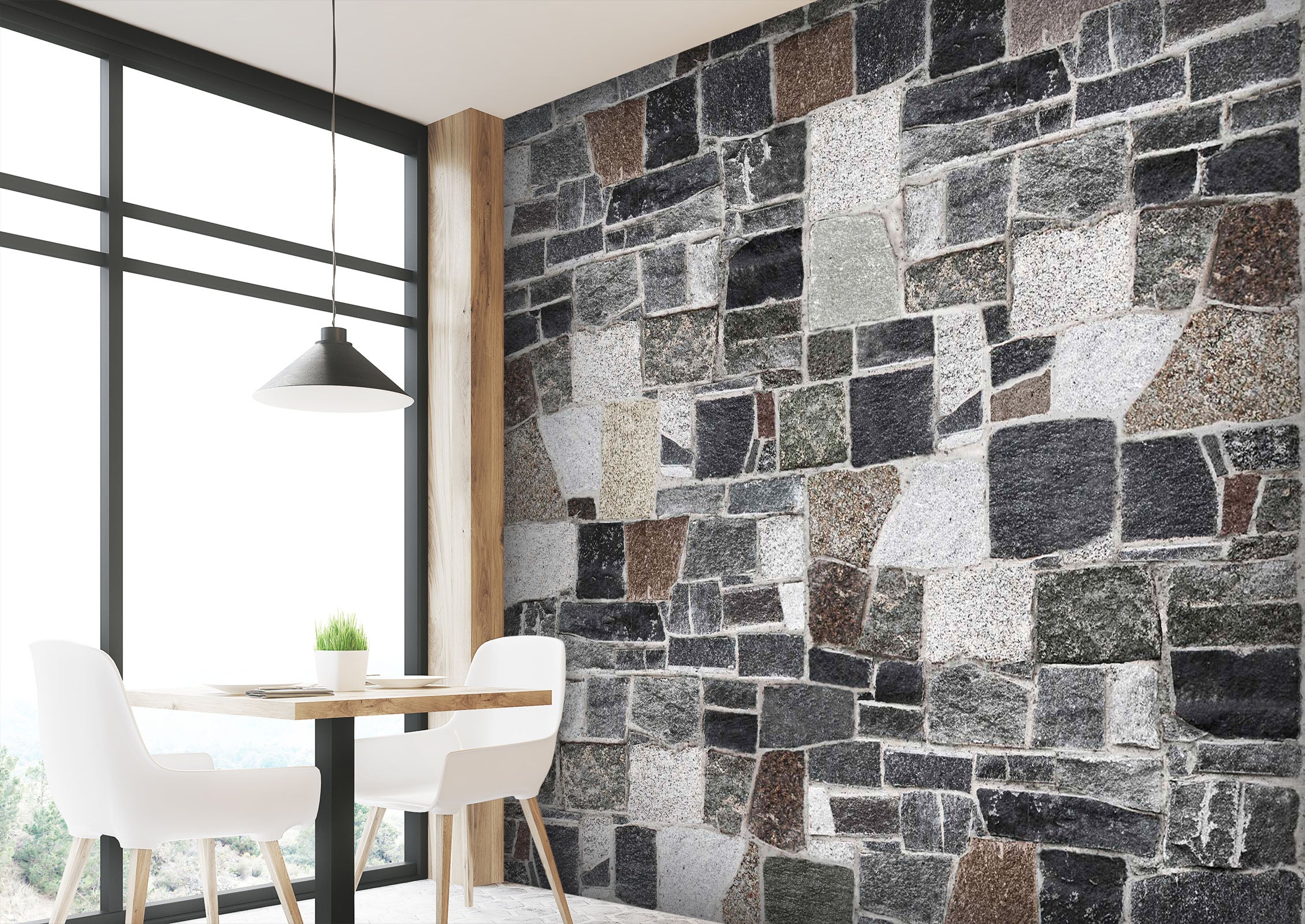 3D Irregular Pattern 1500 Wall Murals