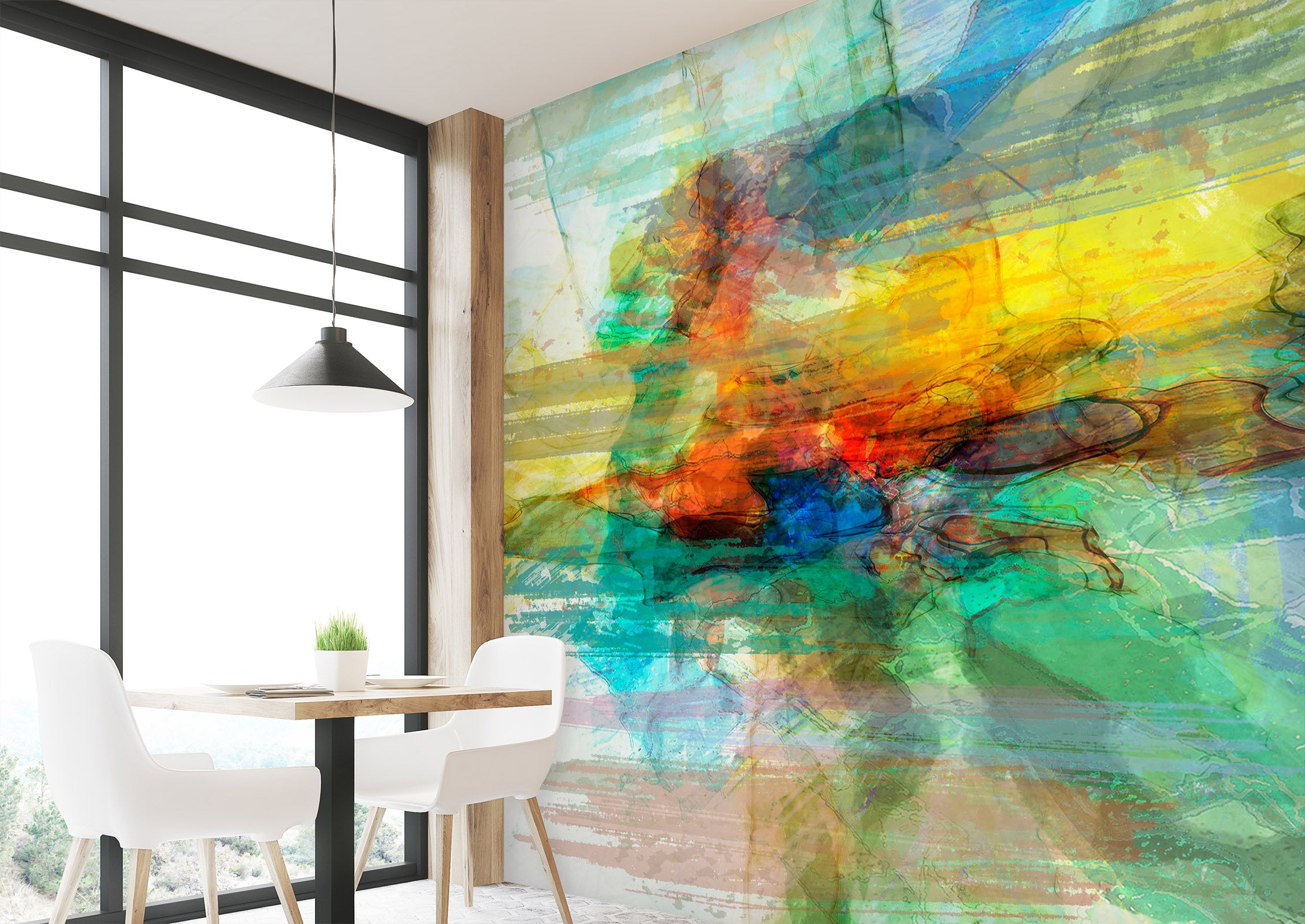 3D Color Sea 130 Michael Tienhaara Wall Mural Wall Murals