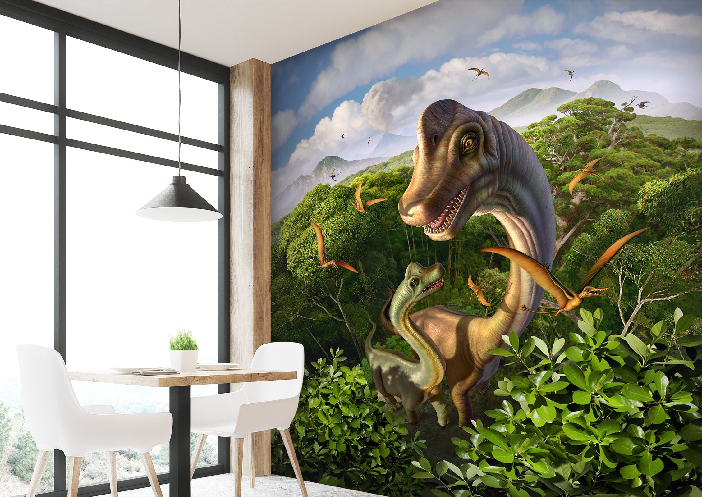 3D Brachiosaurus 1404 Jerry LoFaro Wall Mural Wall Murals