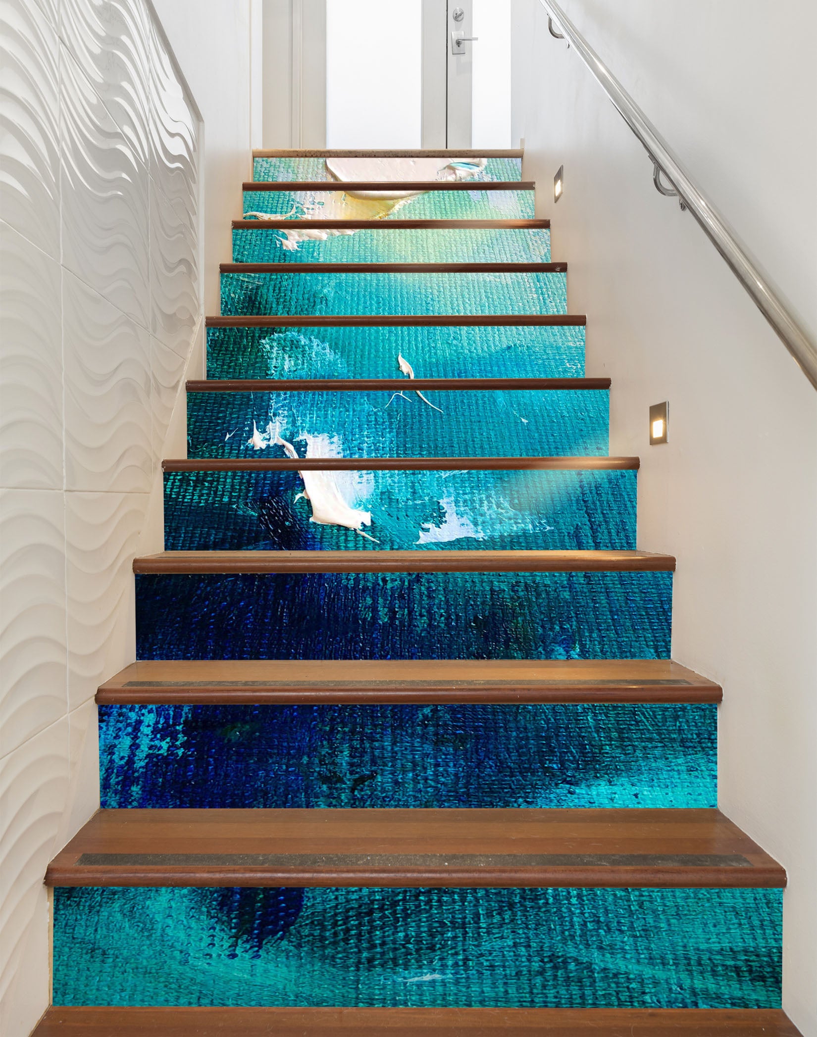 3D Blue Pigment 2019 Skromova Marina Stair Risers