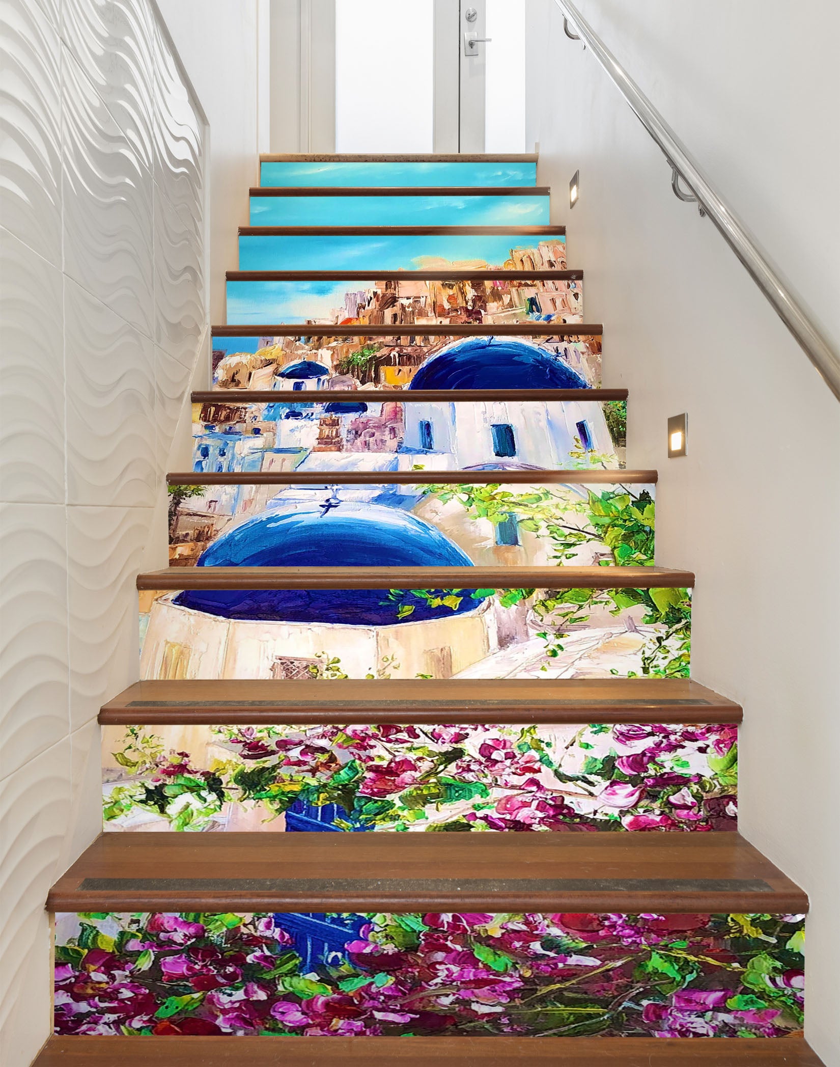 3D Blue House 2032 Skromova Marina Stair Risers