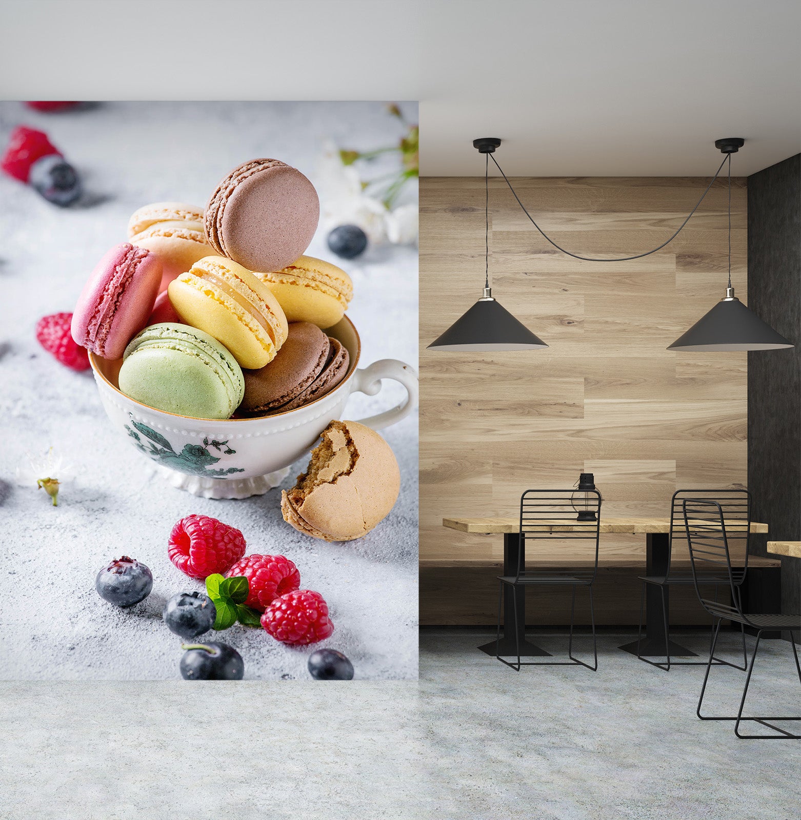 3D Macaron 863 Wall Murals