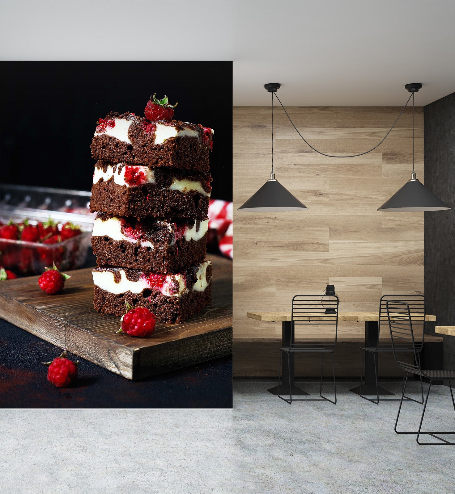 3D Chocolate Cake 862 Wall Murals