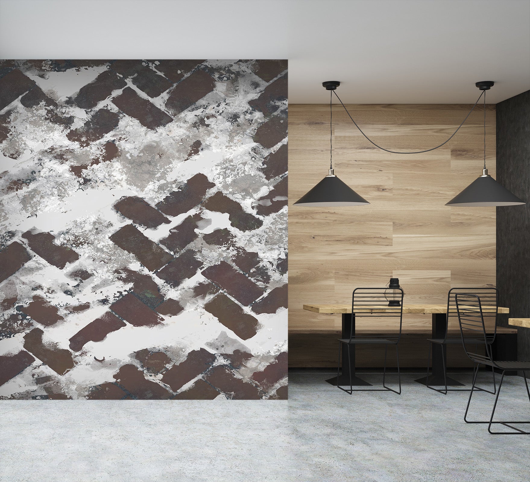 3D Irregular Pattern 1502 Wall Murals
