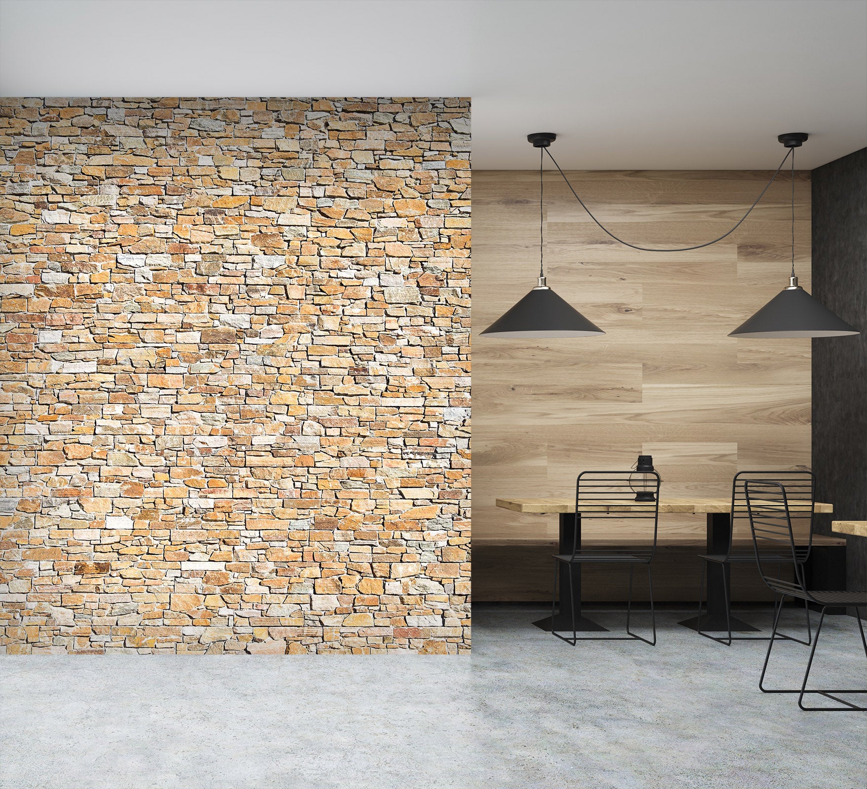 3D Bricks Stacked 1416 Wall Murals