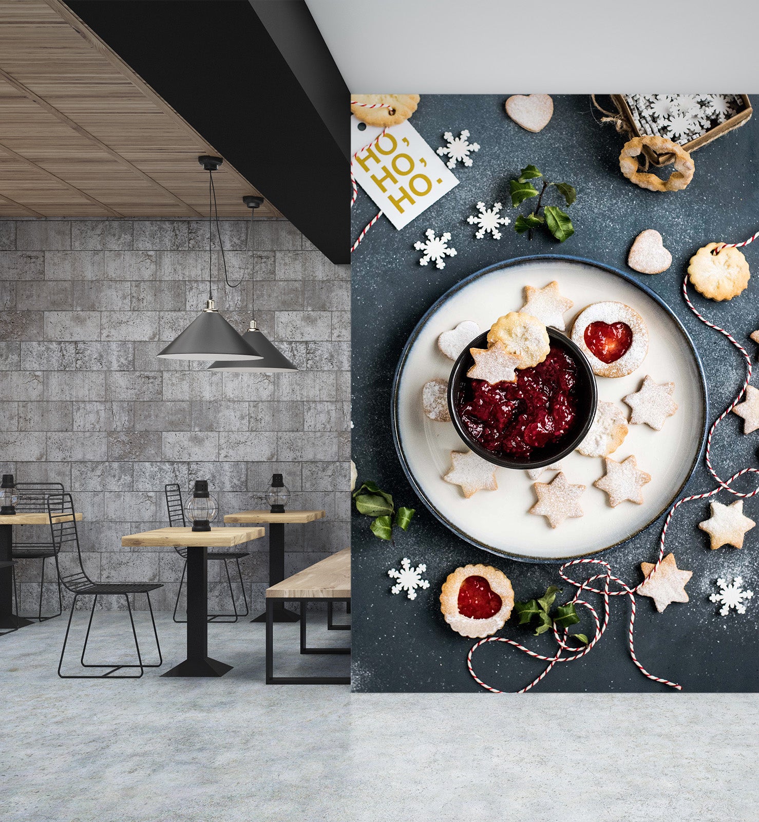 3D Freshly Baked Cookies 868 Wall Murals