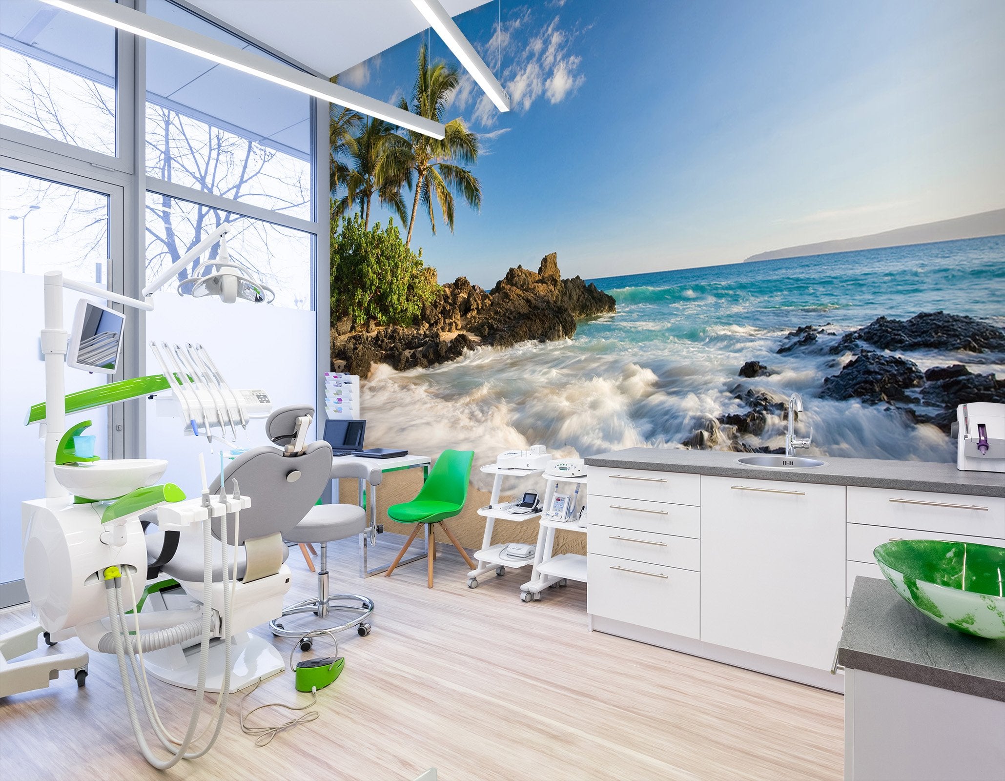 3D ocean view 13 Wall Murals Wallpaper AJ Wallpaper