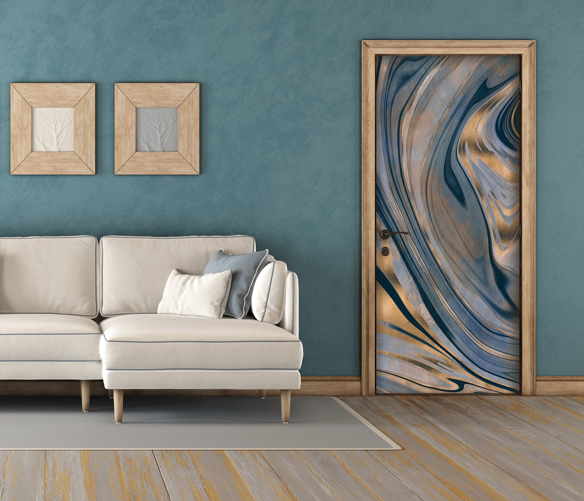 3D Striped Texture 10287 Andrea Haase Door Mural