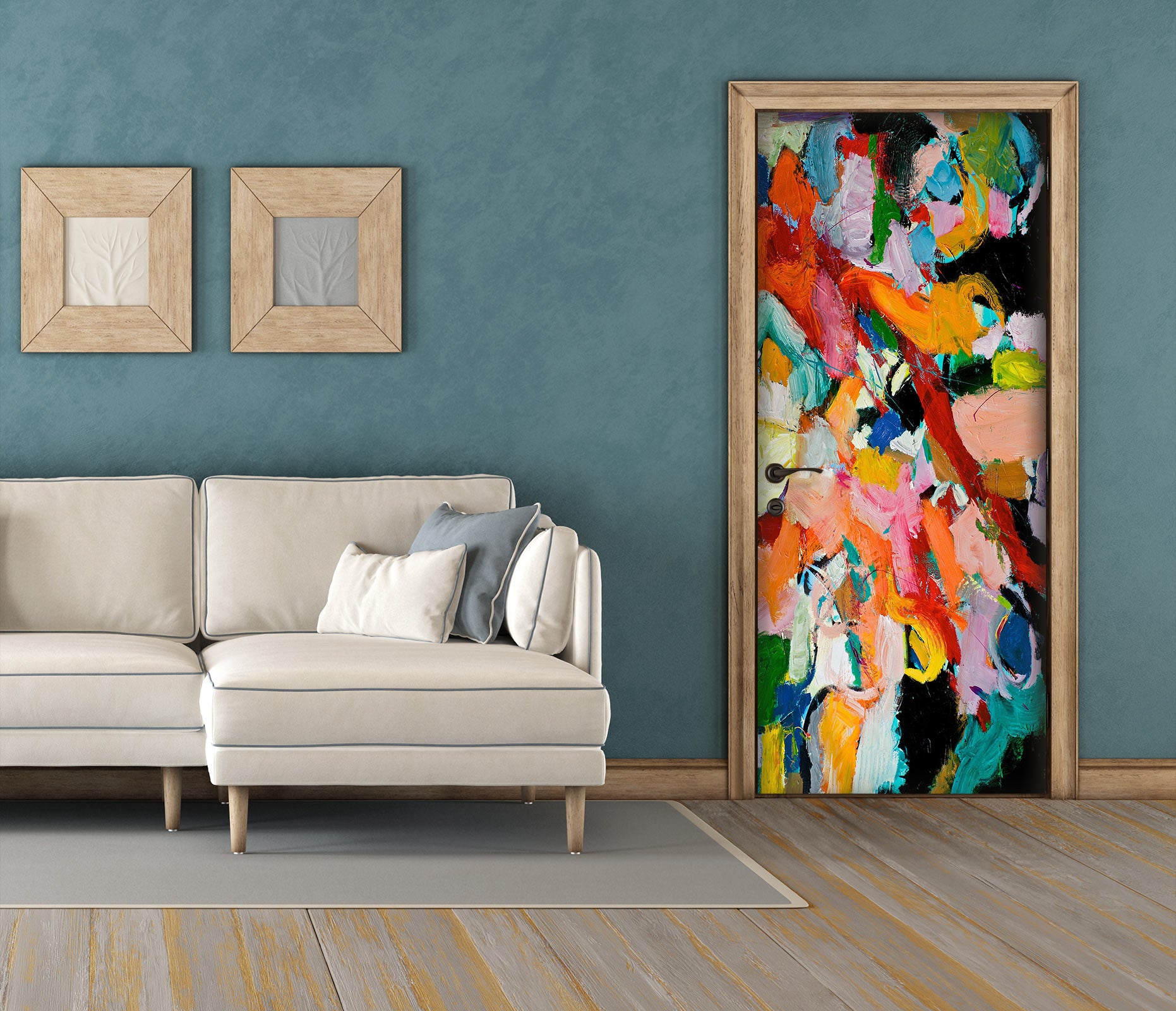 3D Colored Paint 10127 Allan P. Friedlander Door Mural