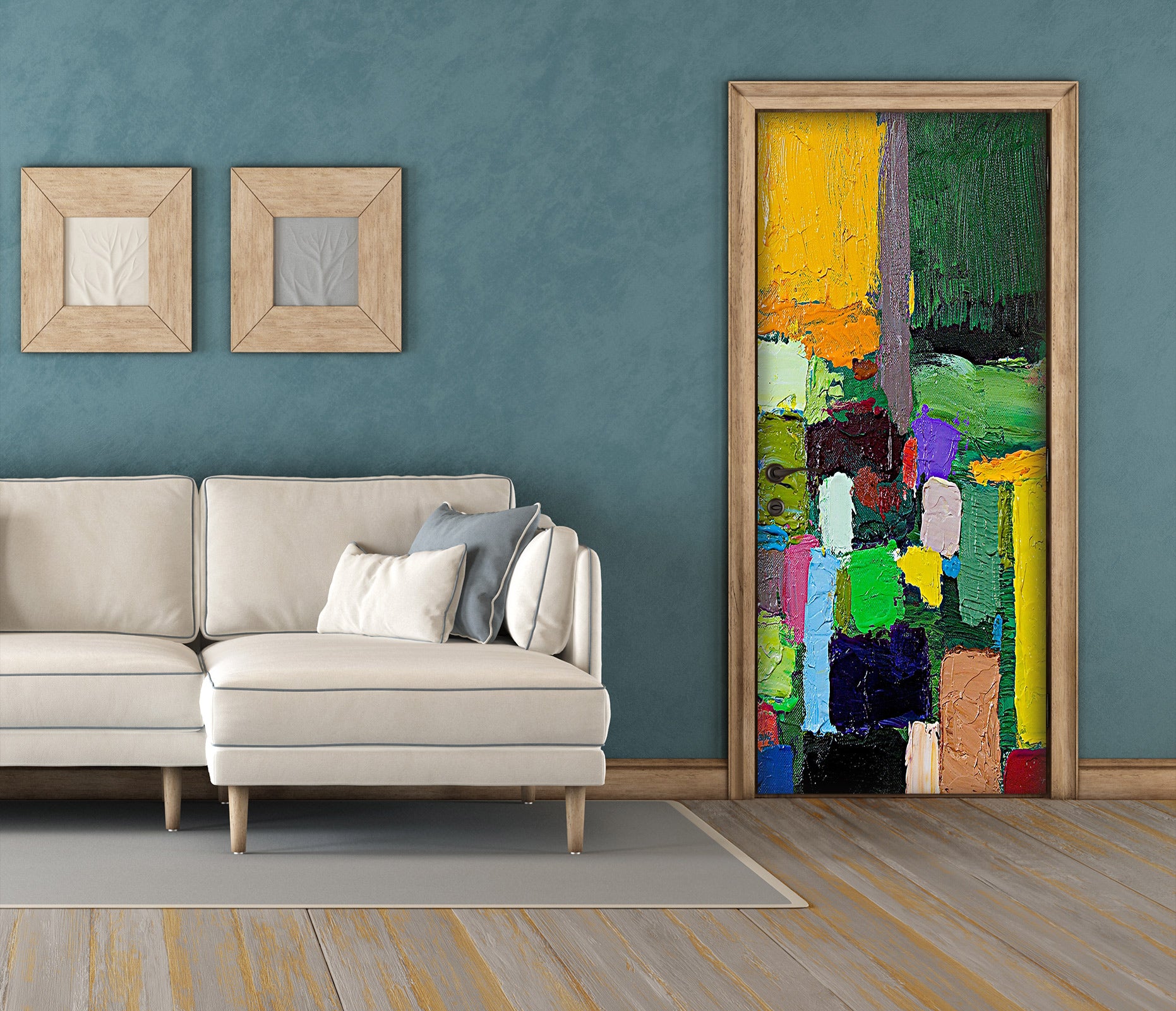 3D Color Block 93105 Allan P. Friedlander Door Mural