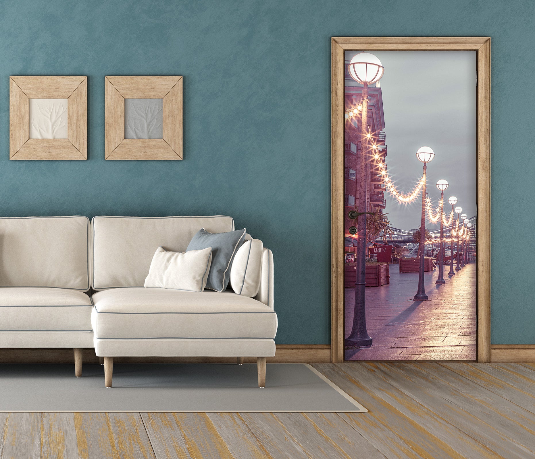 3D Street Light 101214 Assaf Frank Door Mural