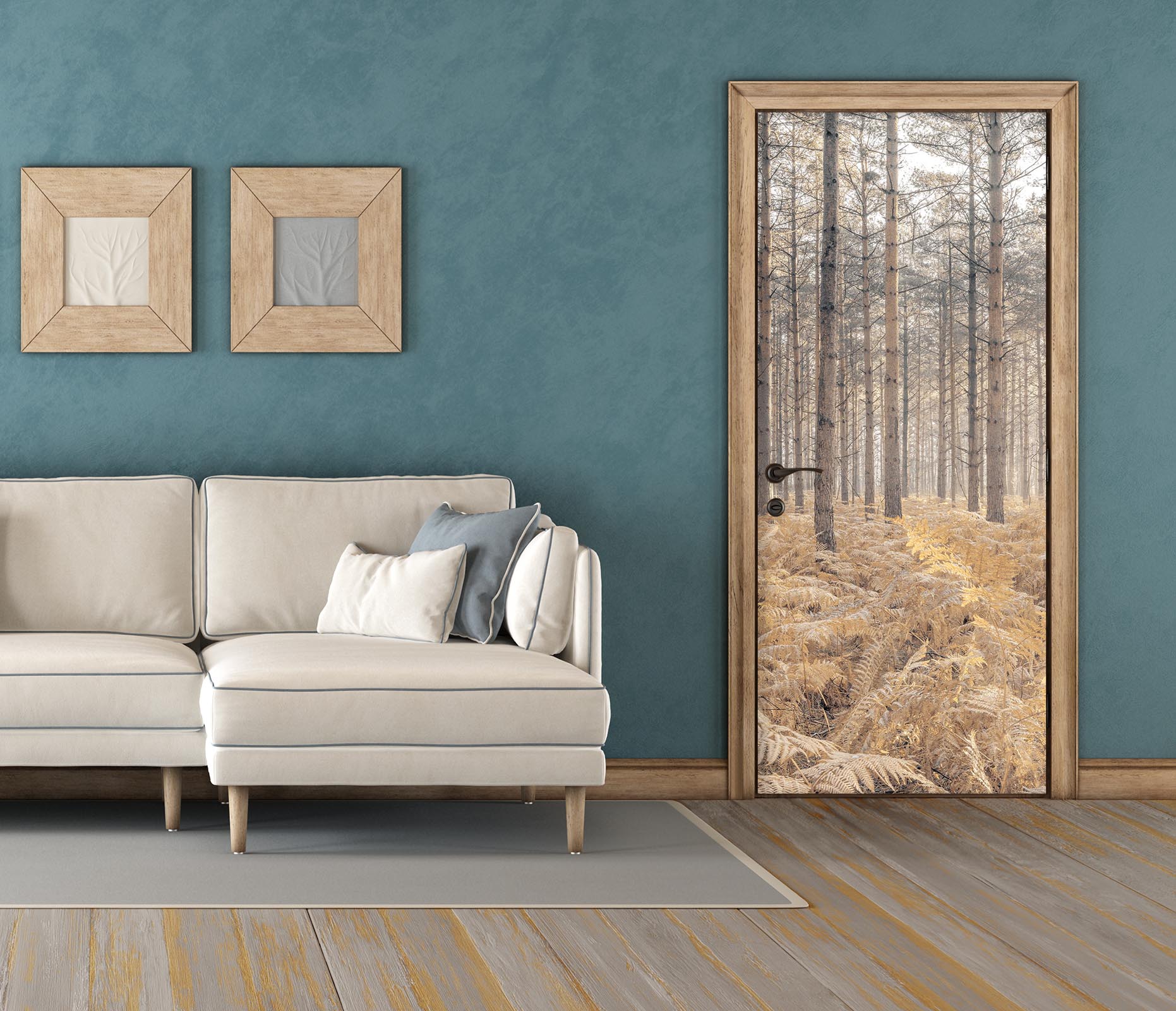 3D Deep Forest 5113 Assaf Frank Door Mural