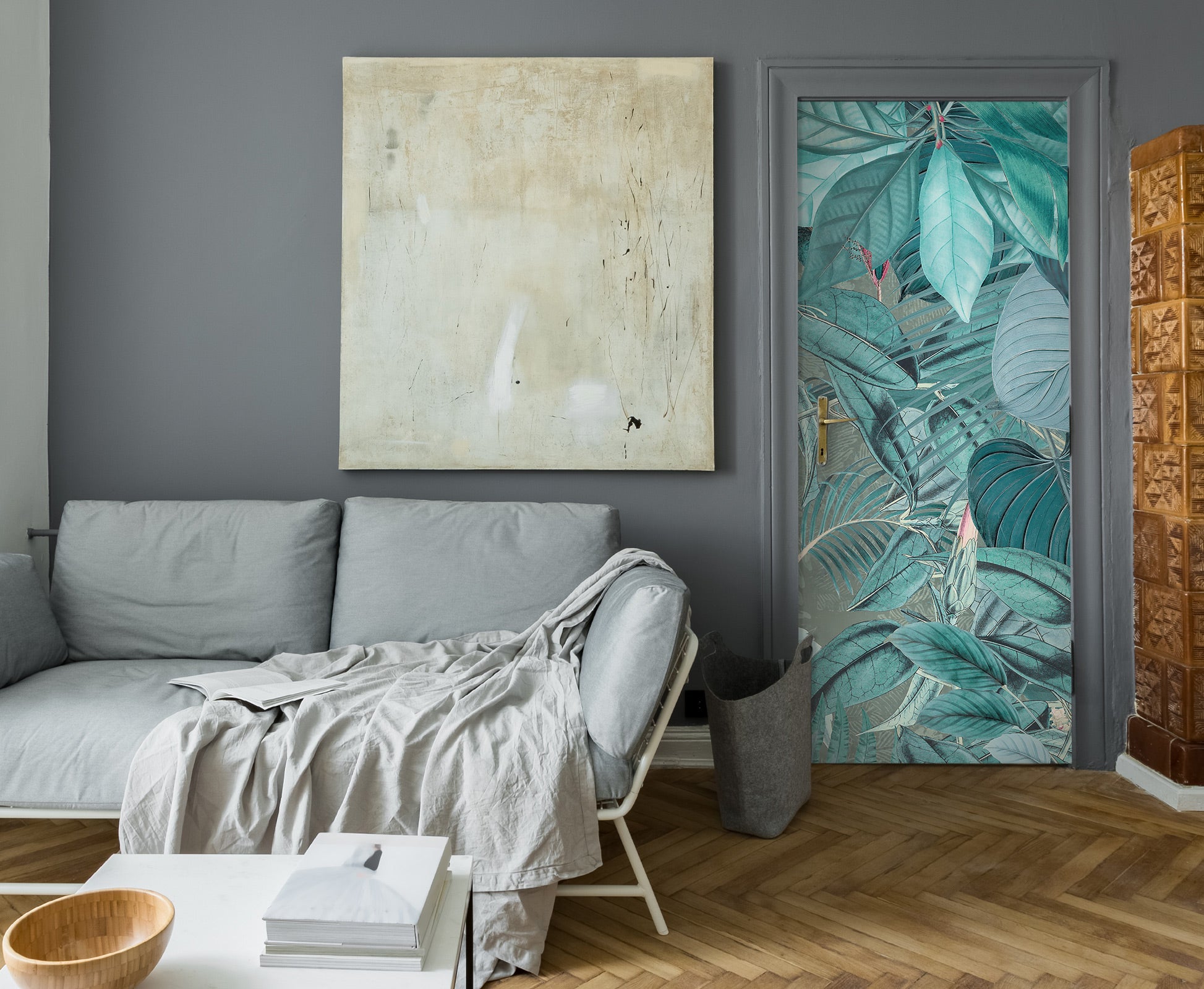 3D Jungle Leaves 118149 Andrea Haase Door Mural